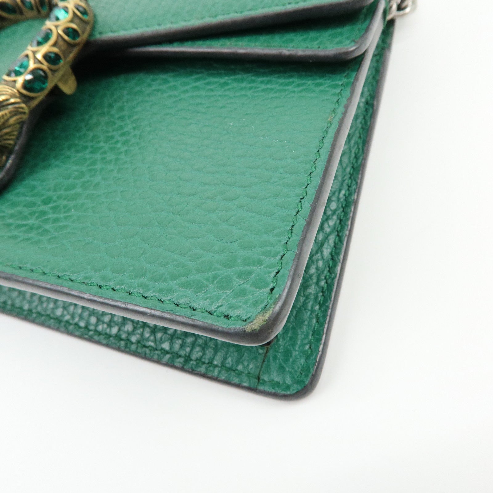 GUCCI Dionysus Super Mini Bag Leather Chain Shoulder Bag 476432
