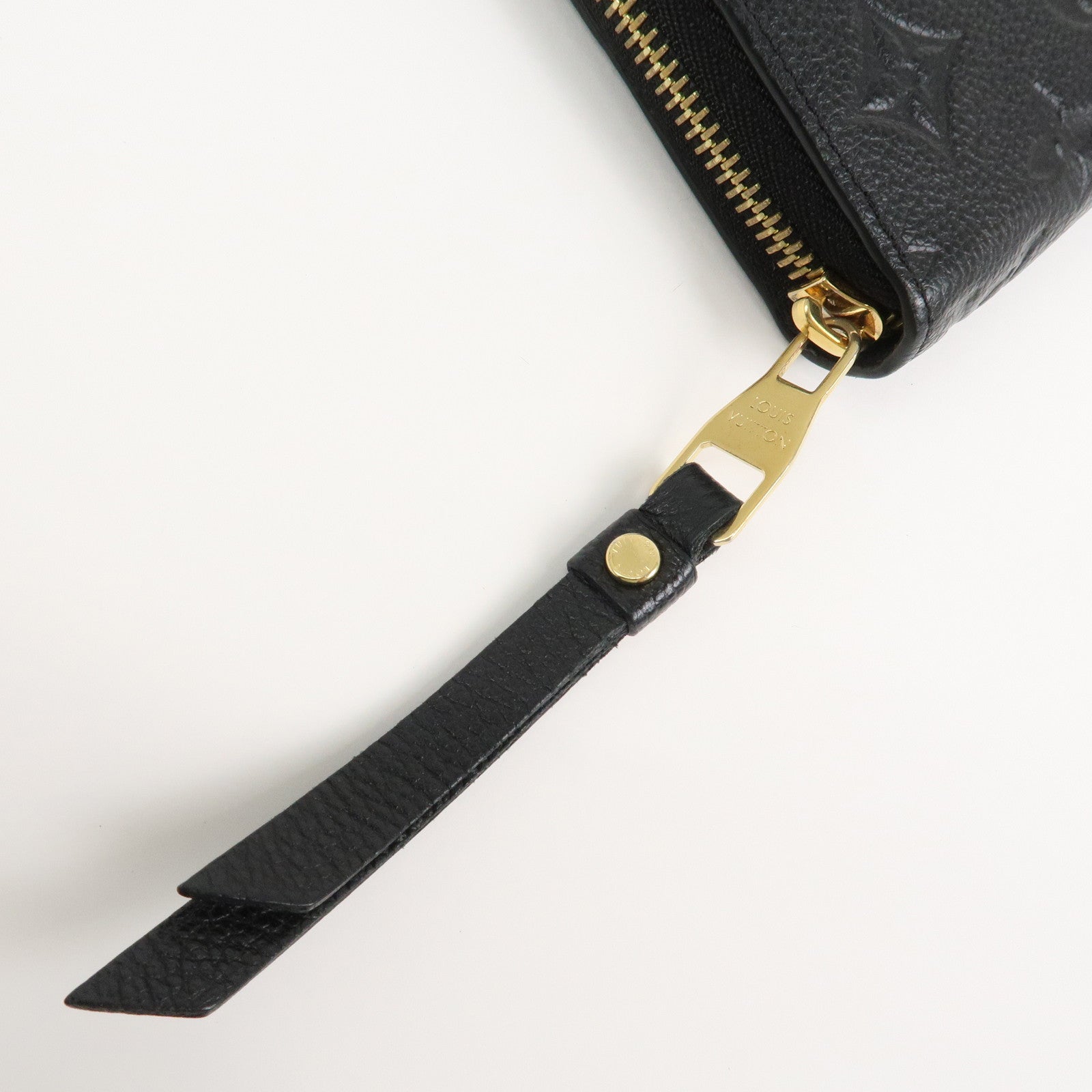 Louis Vuitton Monogram Empreinte Leather Round Zippy Wallet M61864