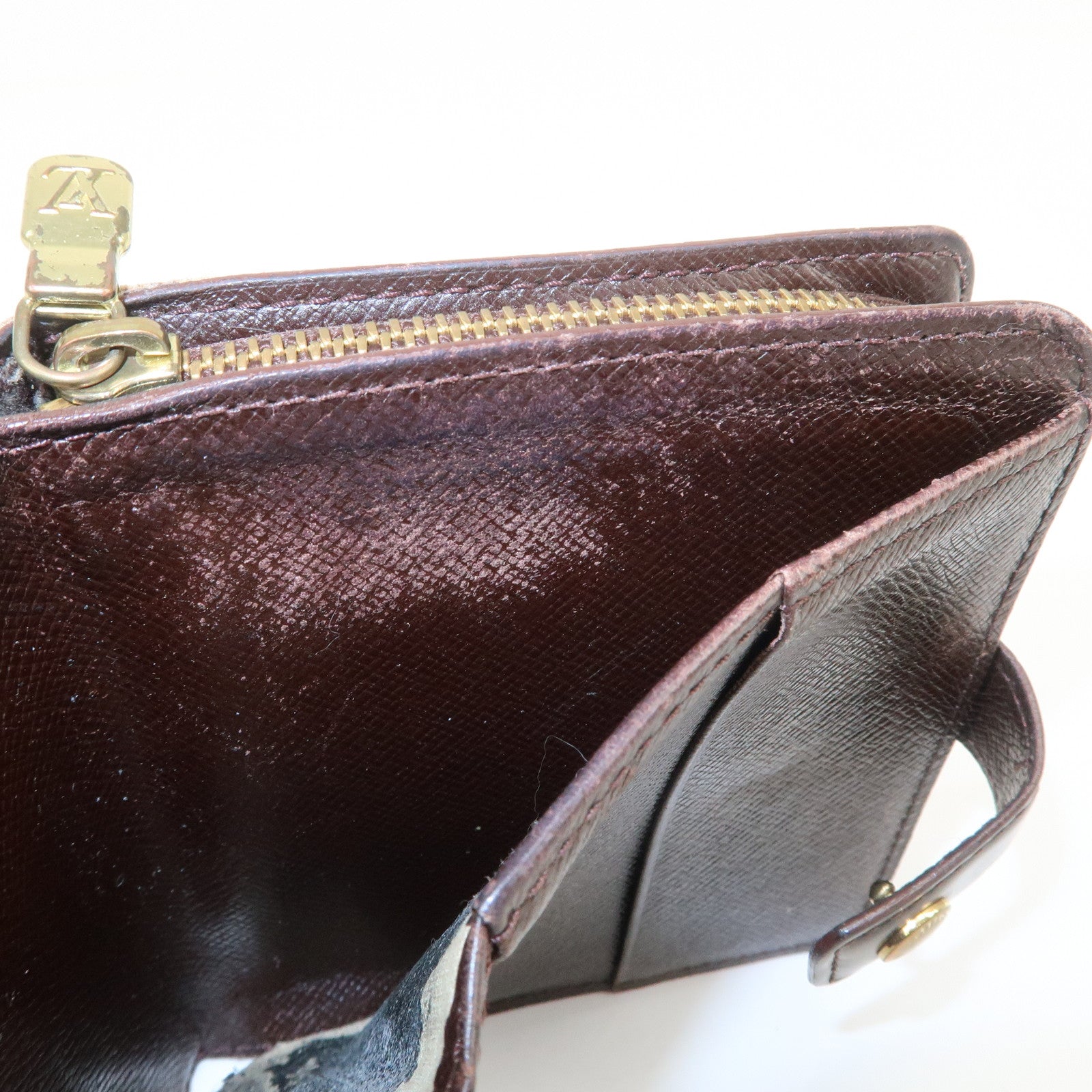 Louis Vuitton Damier Compact Zippy Bi-fold Small Wallet N61668