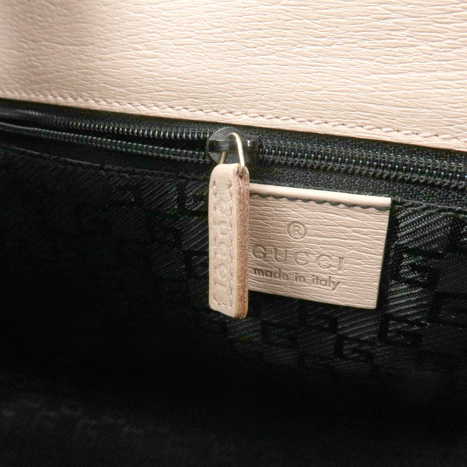 GUCCI Jackie Logo Leather Shoulder Bag Hand Bag Pink 002.1067