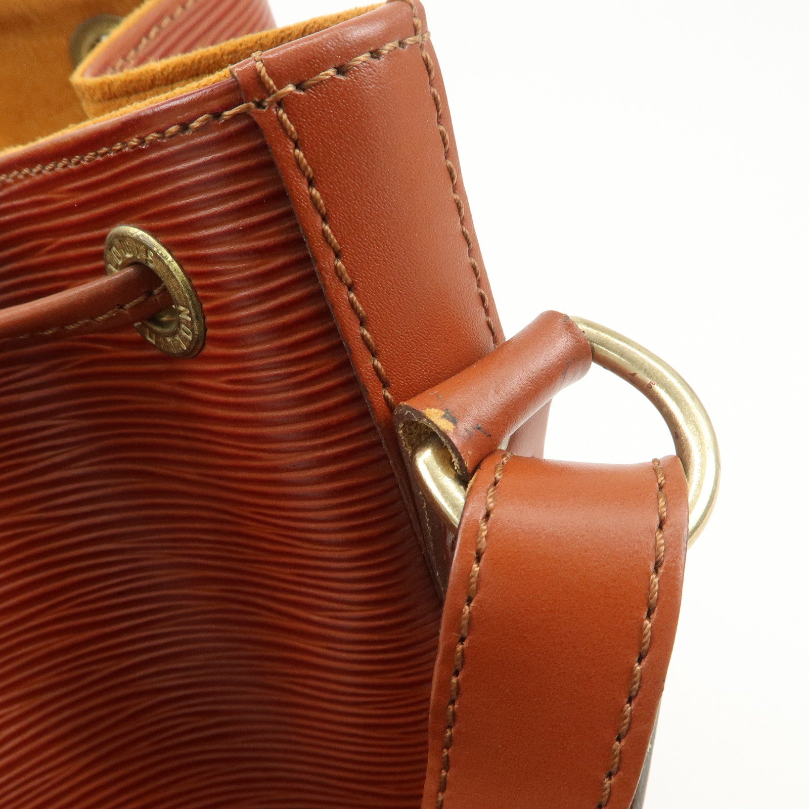 Louis Vuitton Epi Petit Noe Shoulder Bag Kenya Brown M44103