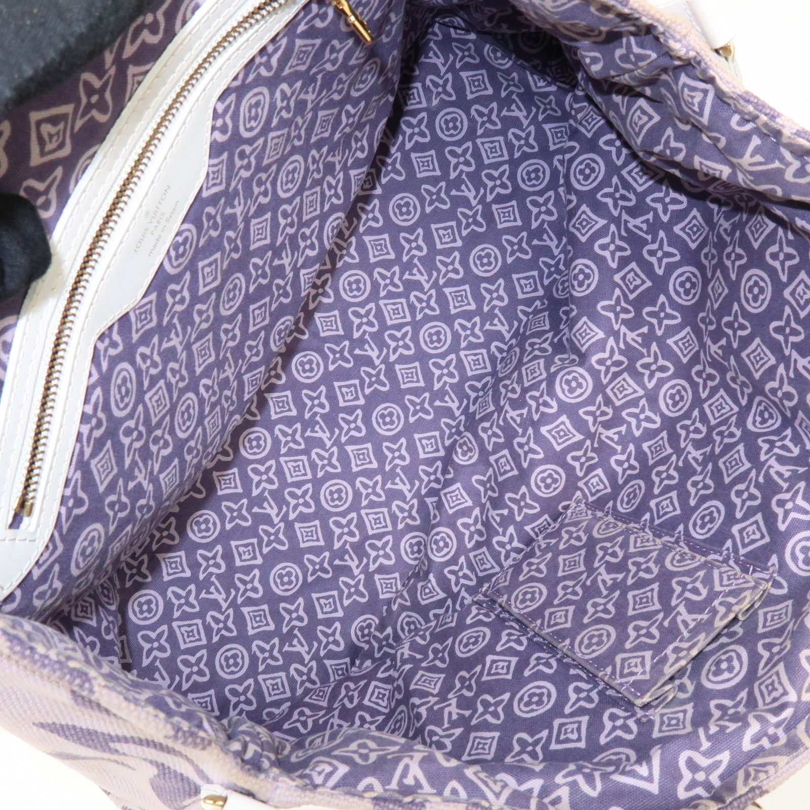 Louis Vuitton Cruise Line Tahitienne PM Canvas Tote Bag Lila M95680