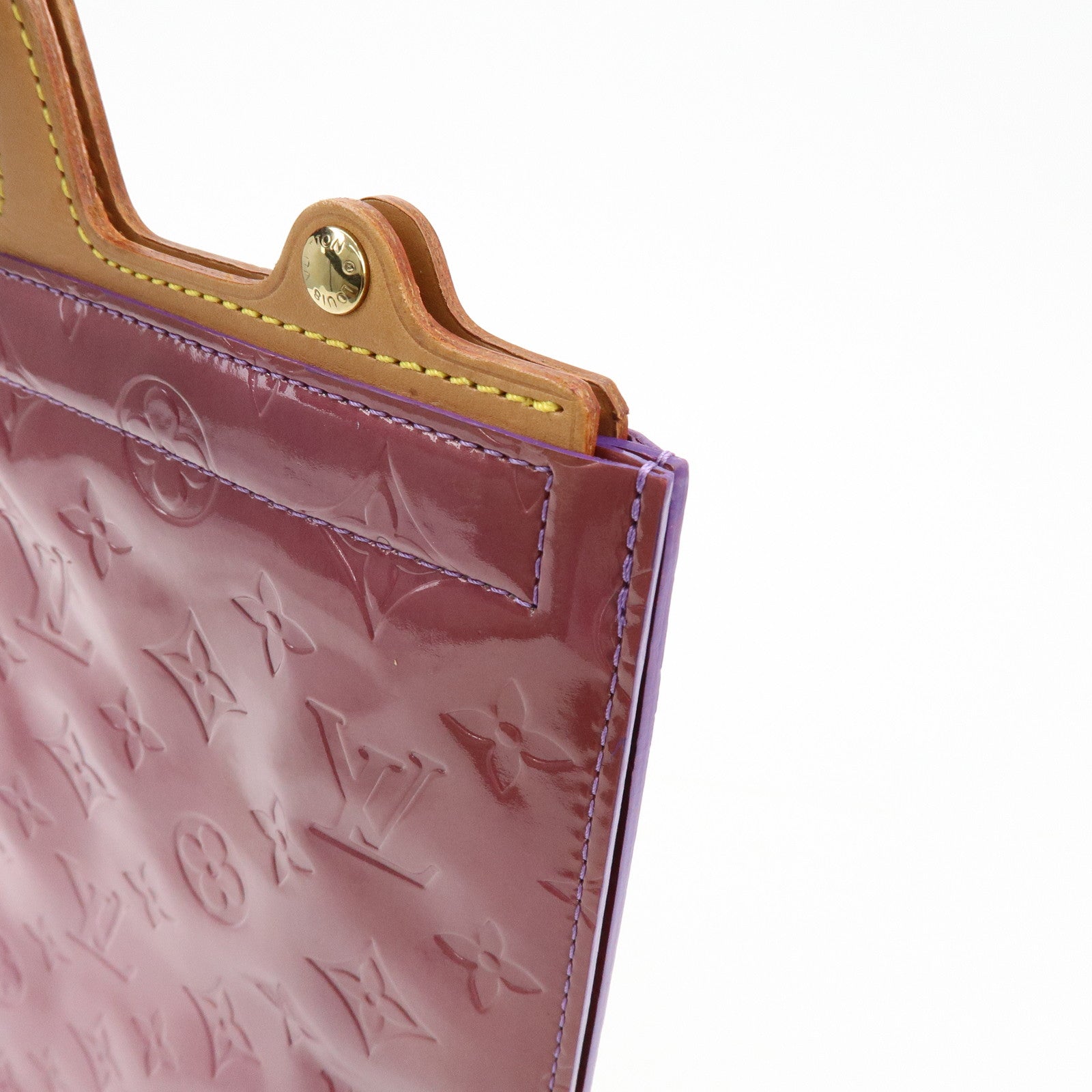 Louis Vuitton Monogram Vernis Stanton Tote Bag Violet M91079