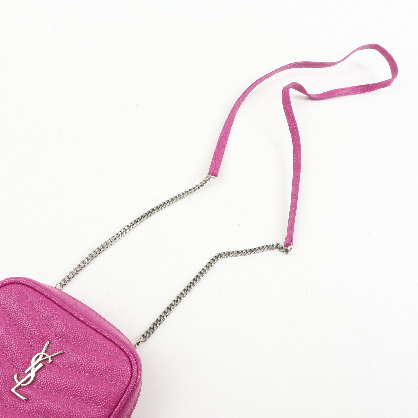 SAINT LAURENT PARIS Cassandra Leather Baby Lou Camera Bag 635088
