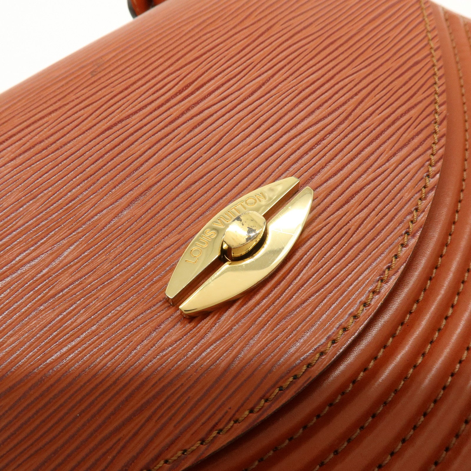Louis Vuitton Epi Tilsit Shoulder Bag Hand Bag Kenya Brown M52483