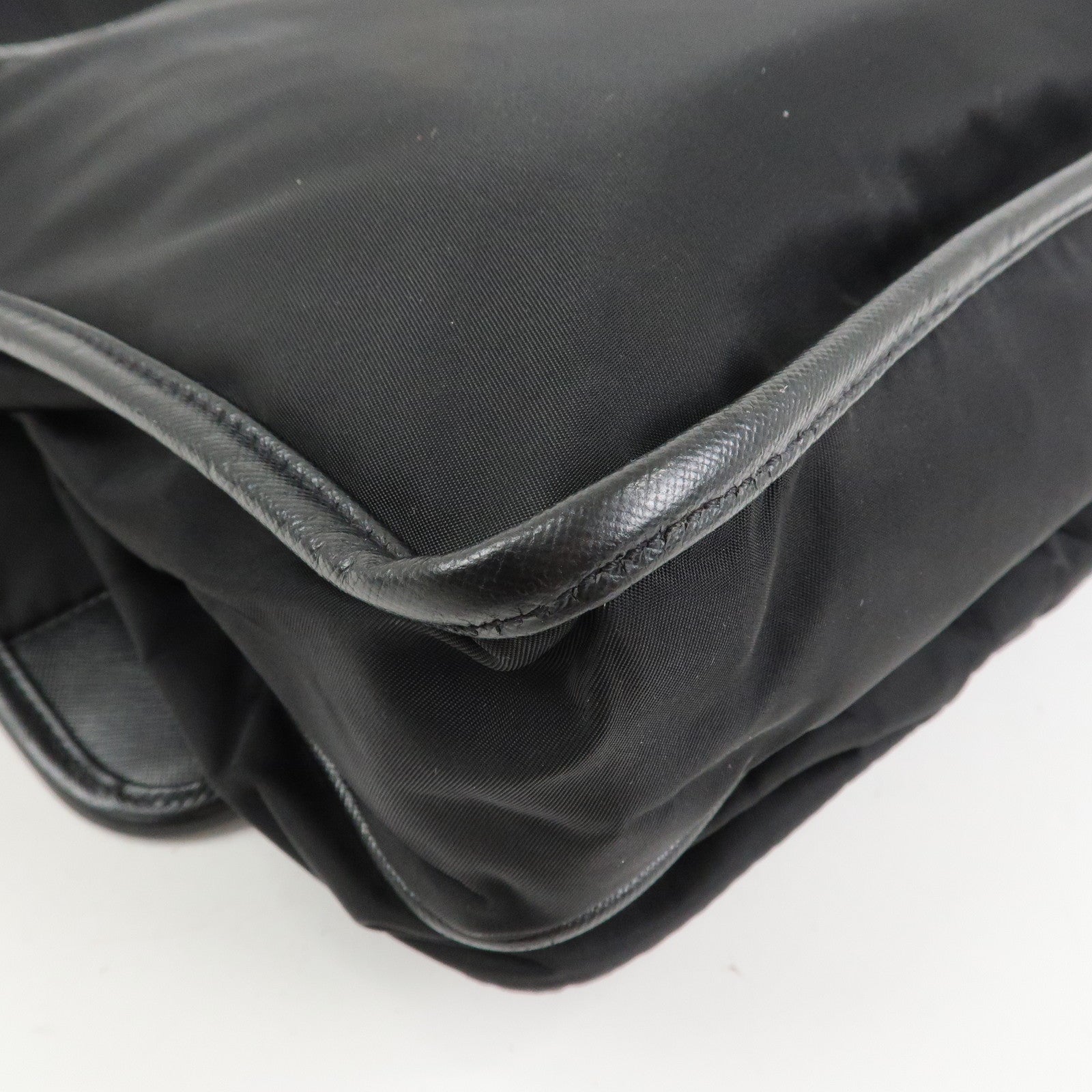 PRADA - Nylon   Saffiano Leather Black 2DV166