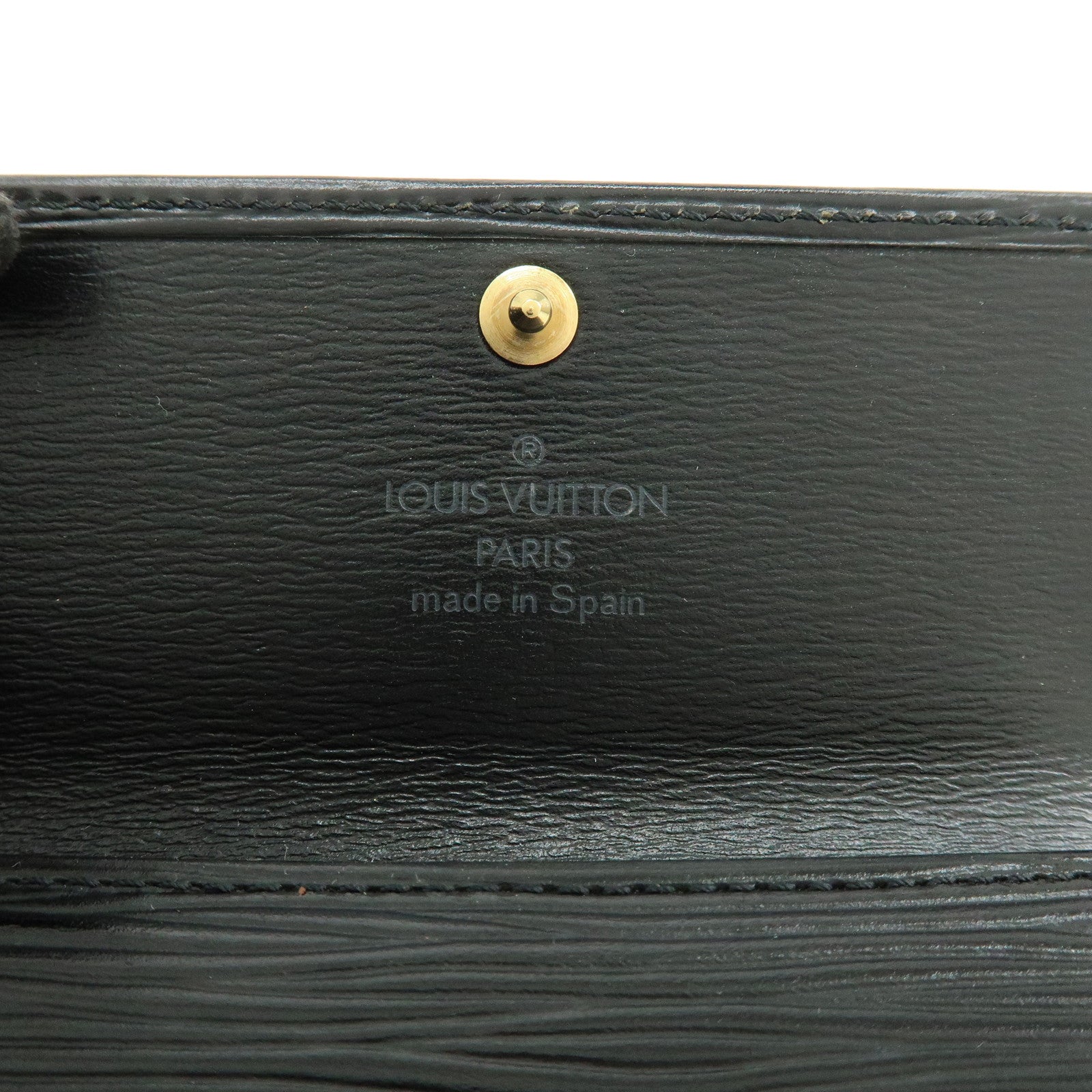 Louis Vuitton Epi Multicles 4 Rings Key Holder Case Noir M63822
