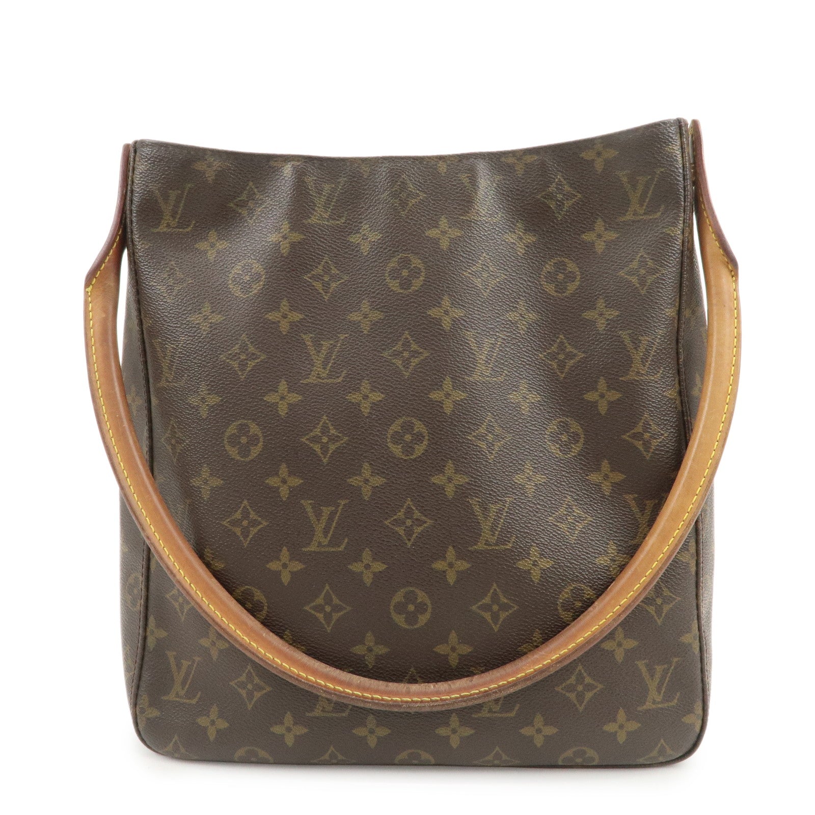 Louis Vuitton Monogram Looping GM Shoulder Bag Brown M51145