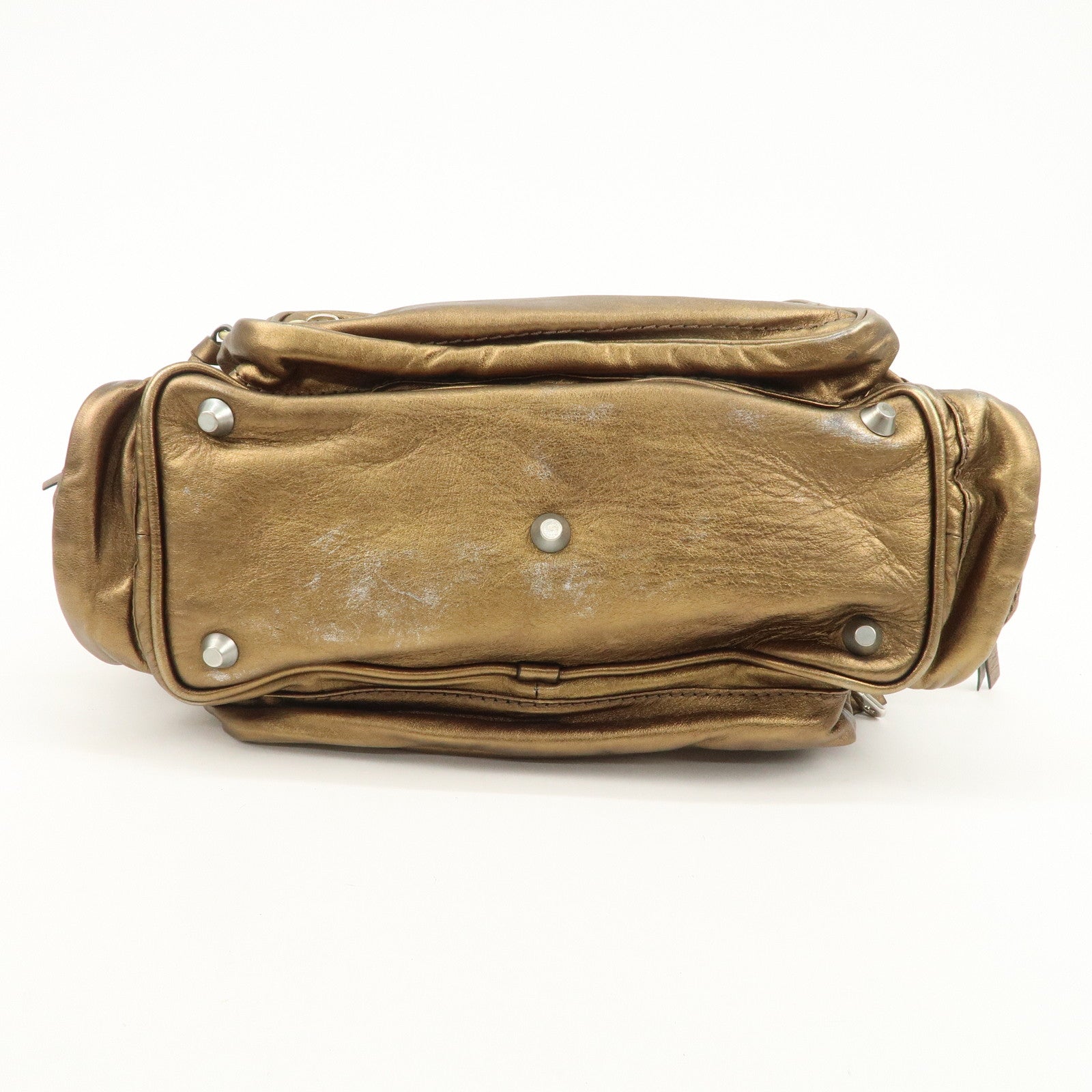 Chloe Betty Leather Shoulder Bag Hand Bag Bronze