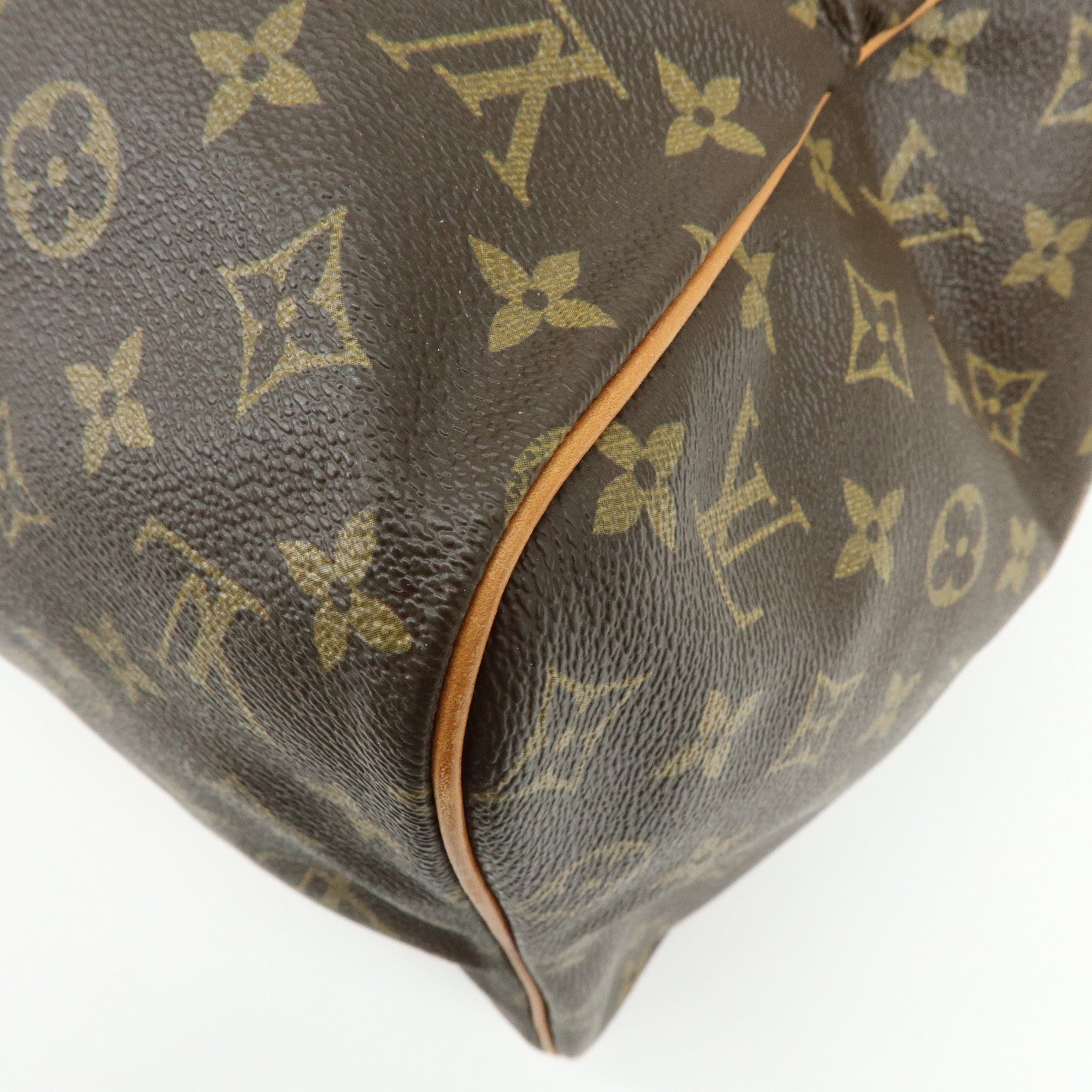 Louis Vuitton Monogram Sac Souple 45 Boston Bag Brown M41624