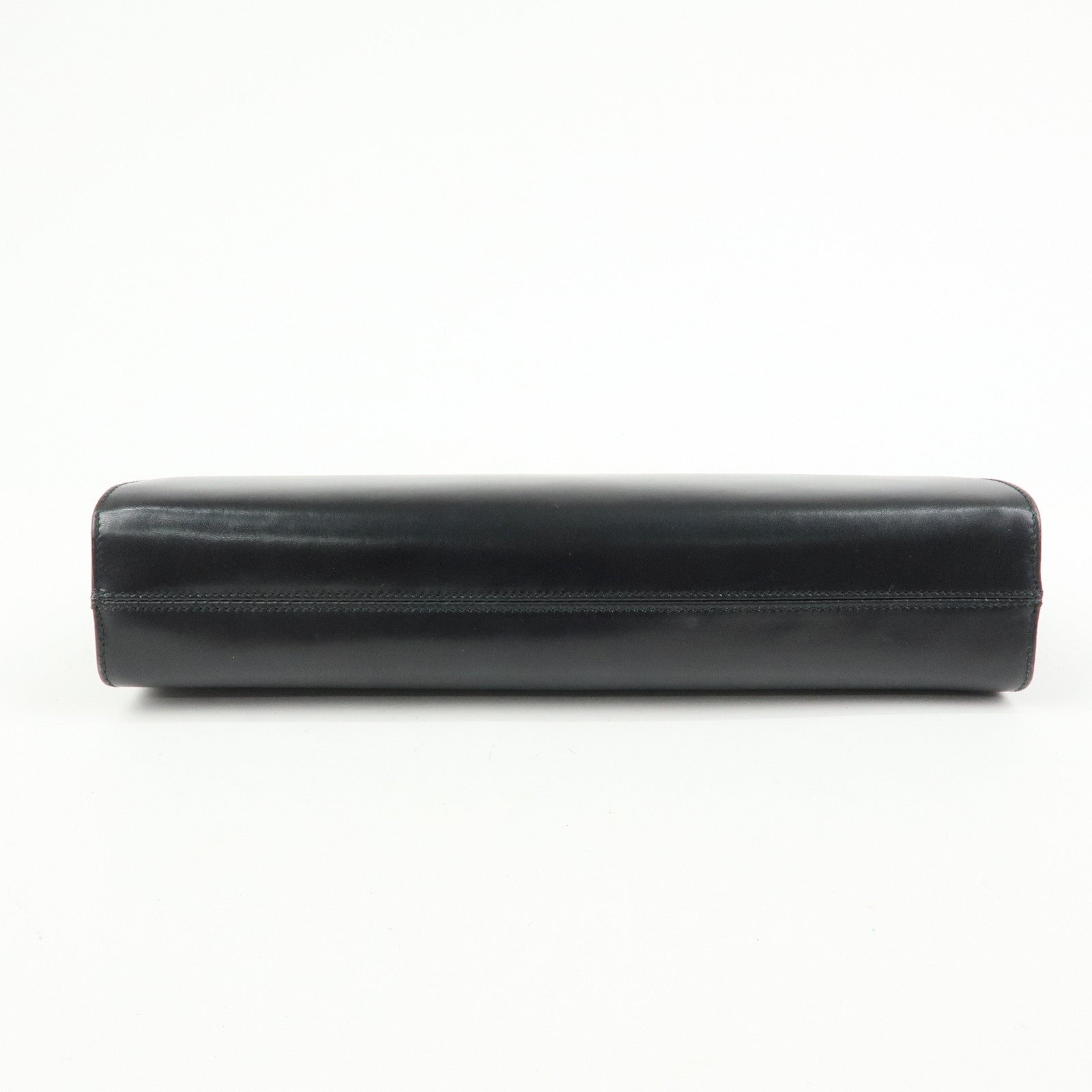 Ferragamo Gancini Leather 2Way Bag Clutch Bag Shoulder Bag Black
