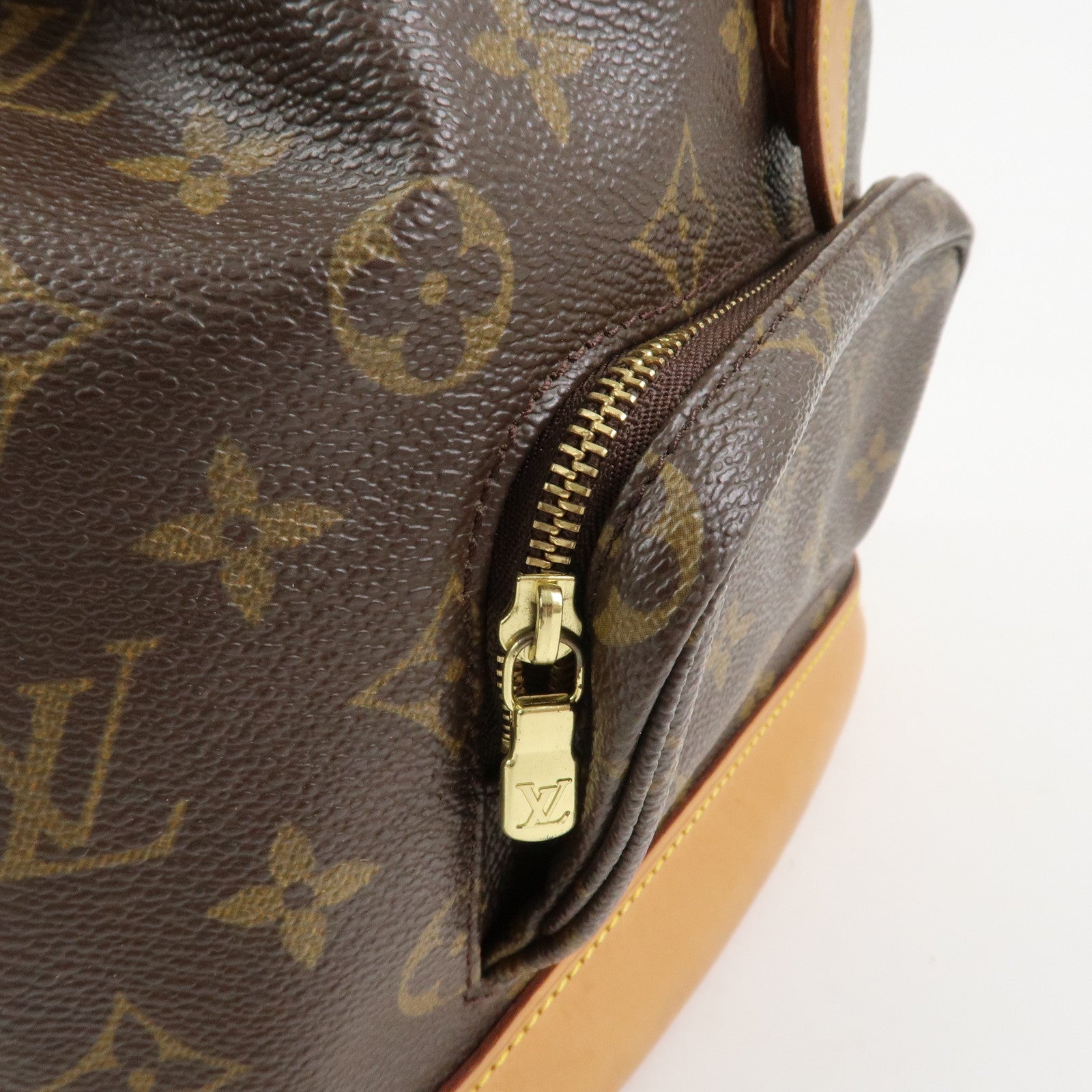 Louis Vuitton Monogram Canvas Montsouris MM Backpack Brown M51136