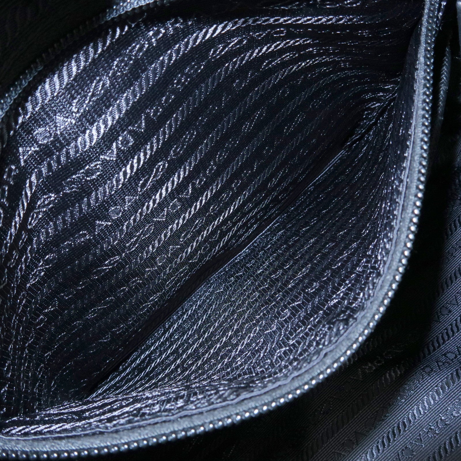 PRADA Triangle Logo Nylon Leather Backpack Rucksack Black 1BZ005