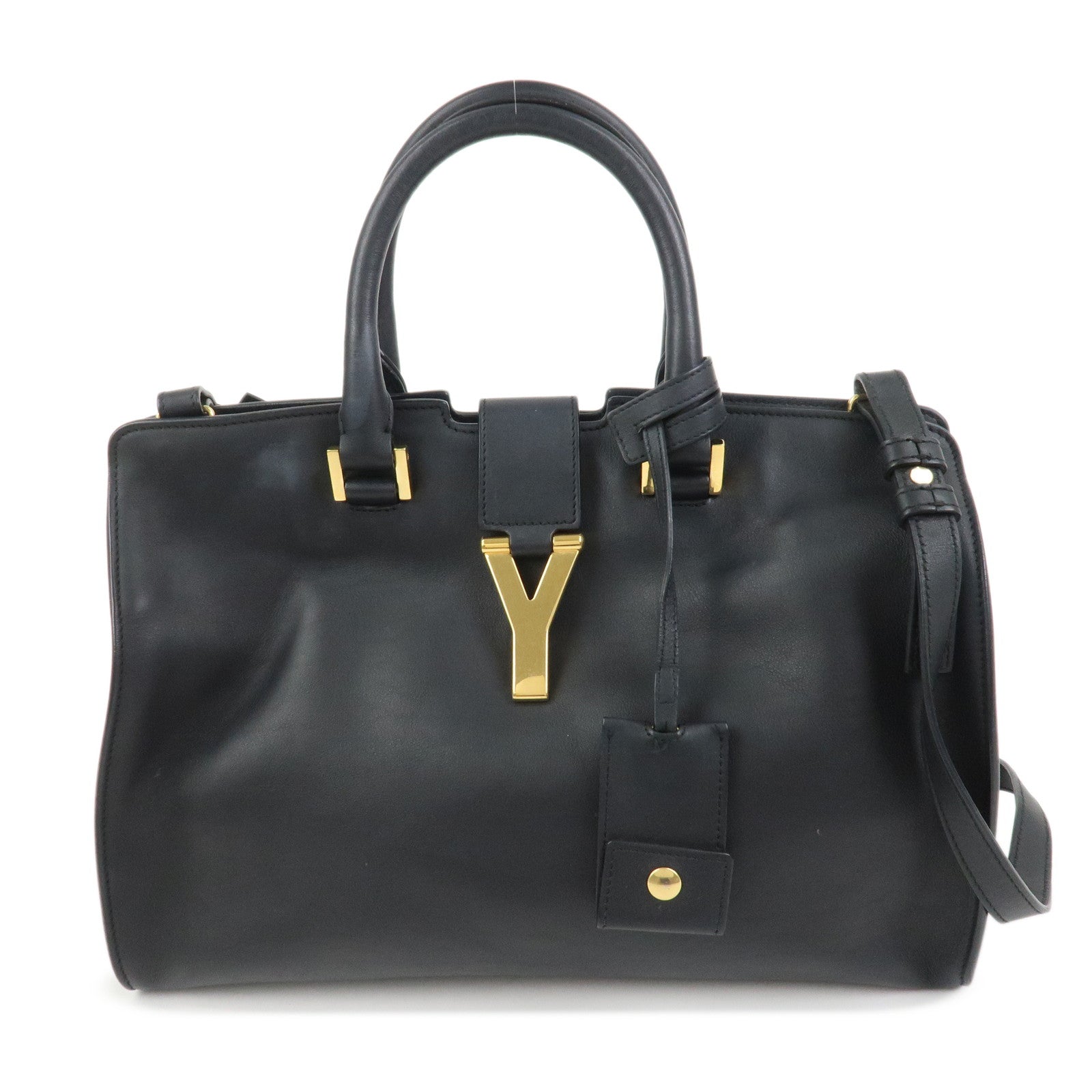 SAINT LAURENT PARIS Petit Cabas Y-Line 2Way Bag Hand Bag 311210