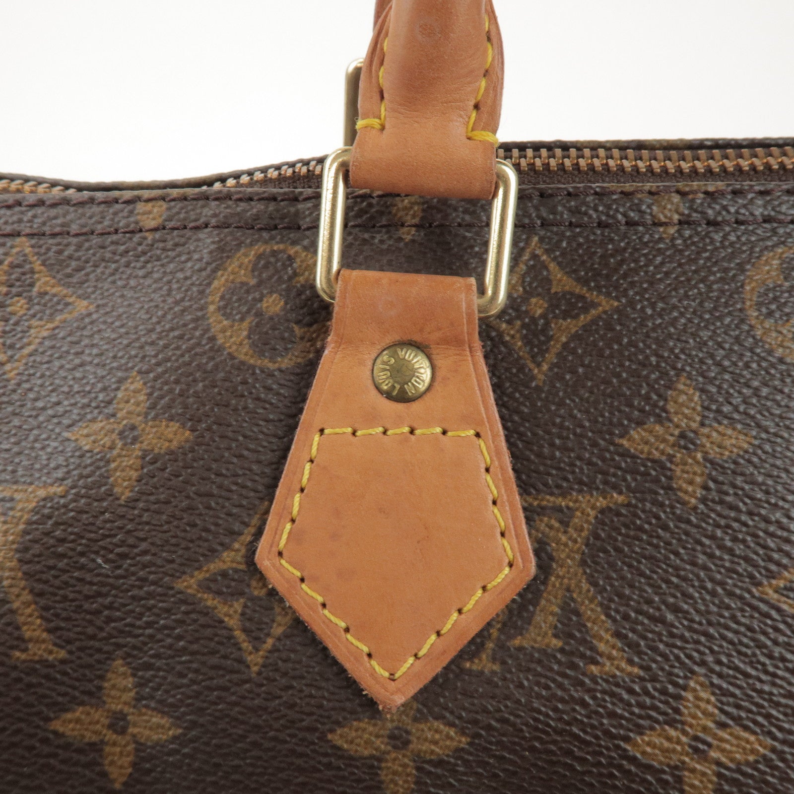 Louis Vuitton Monogram Speedy 30 Boston Bag Hand Bag Brown M41526