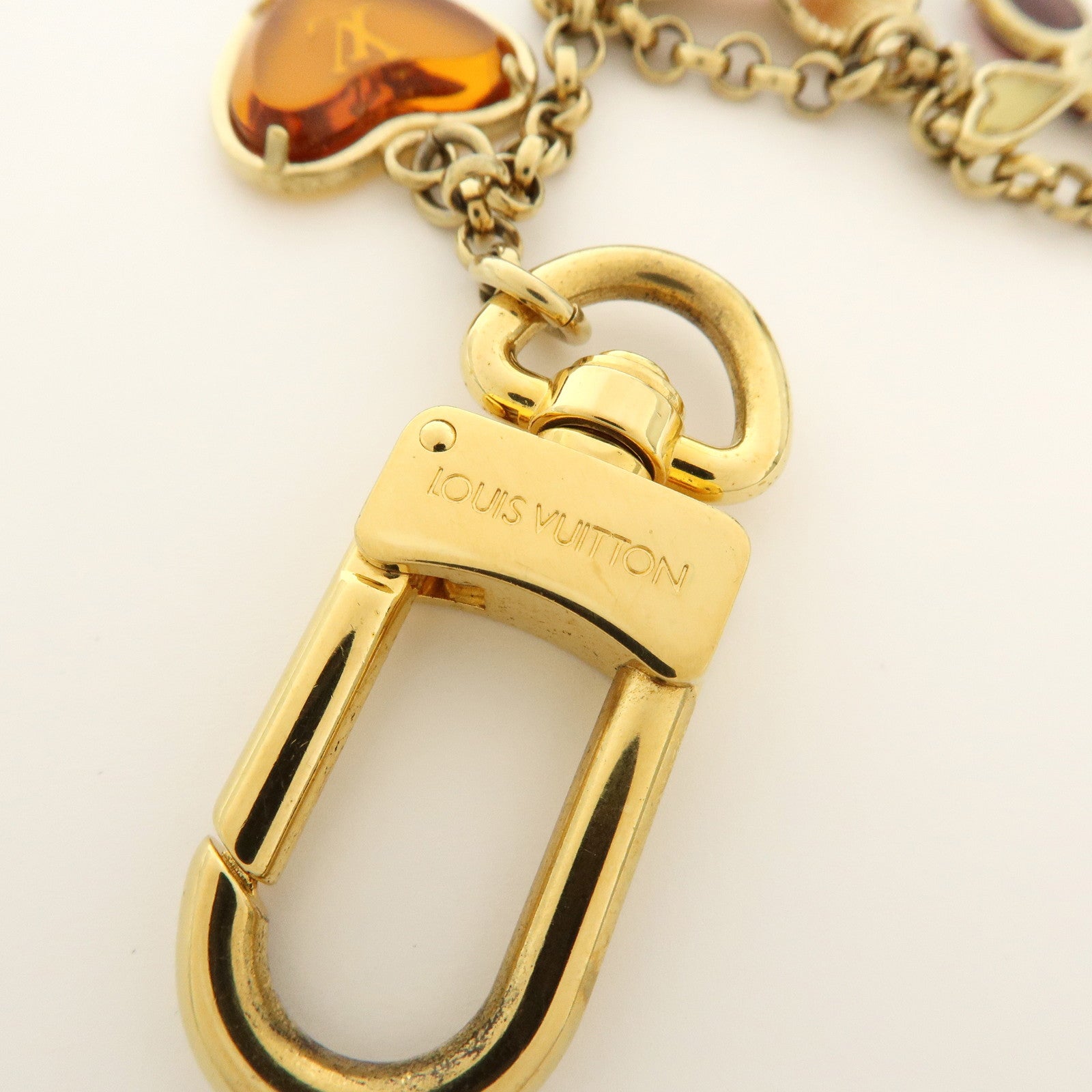 Louis Vuitton Bijou Sac Chaine Bee Fleur Bag Charm Gold M66911