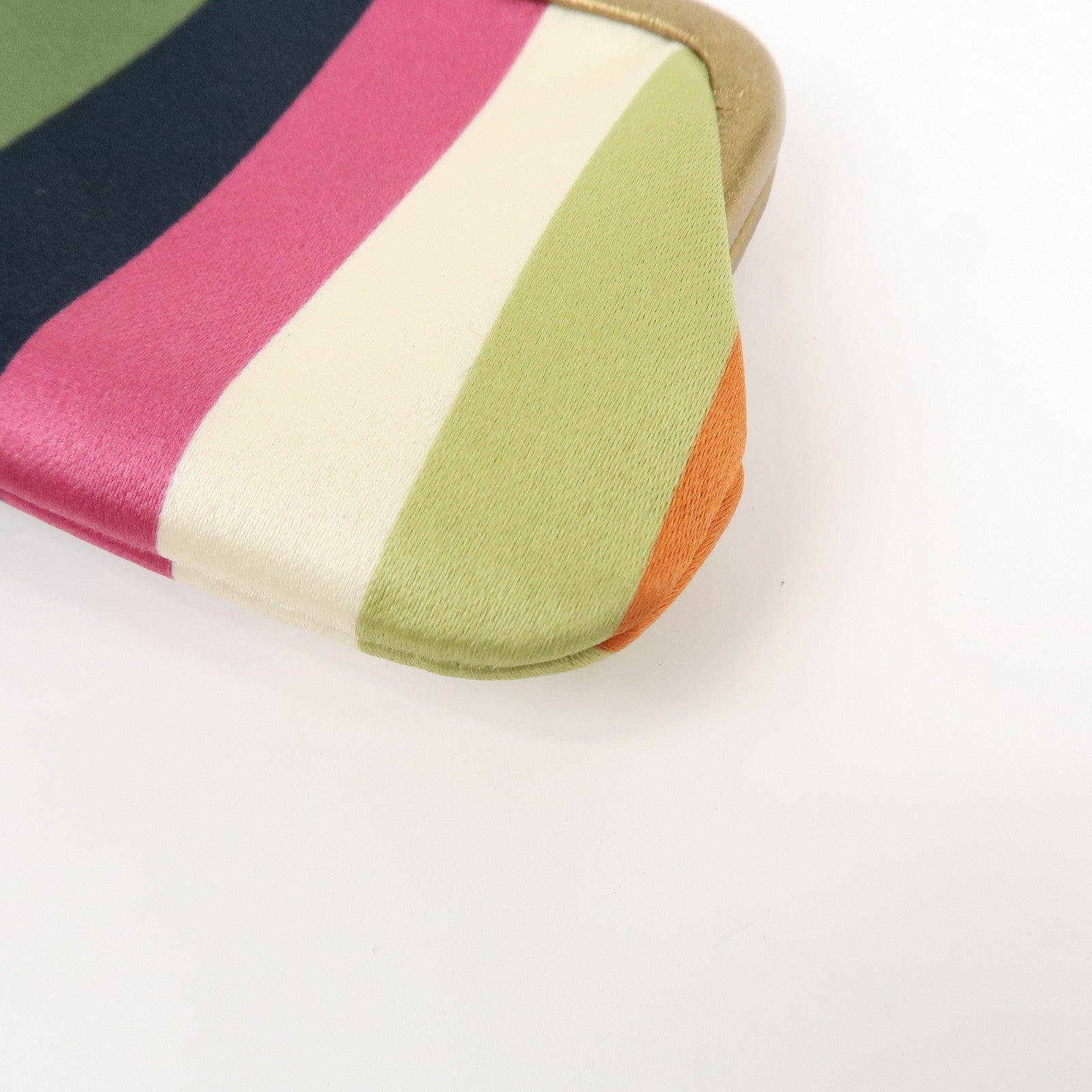 COACH Satin Canvas Set Of 2 Coin Case Card Case Beige Multicolor