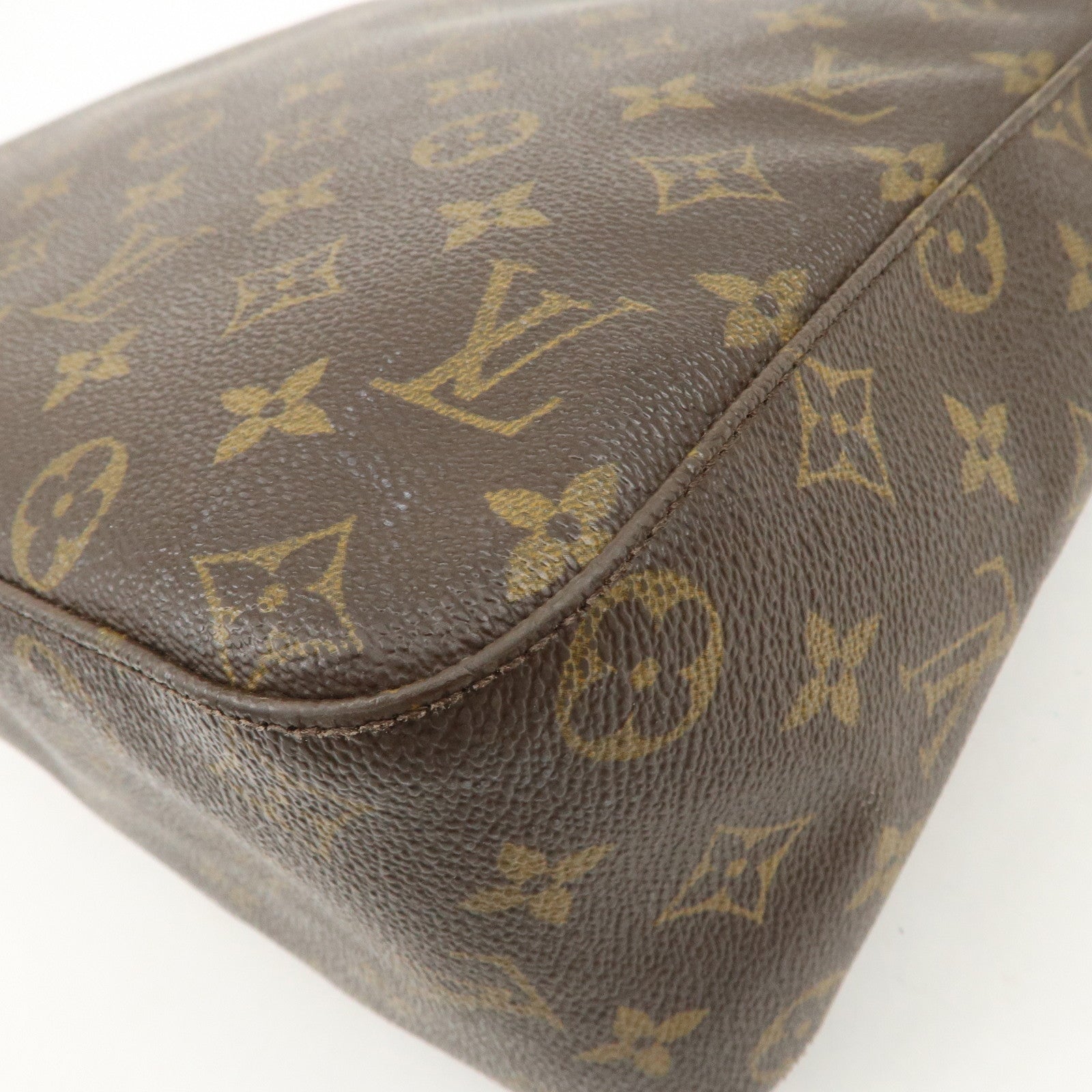 Louis Vuitton Monogram Looping GM Shoulder Bag Brown M51145