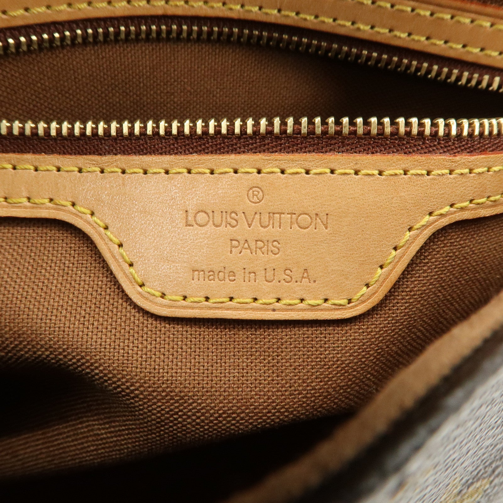 Louis Vuitton Monogram Mini Looping Shoulder Bag Brown M51147 Used