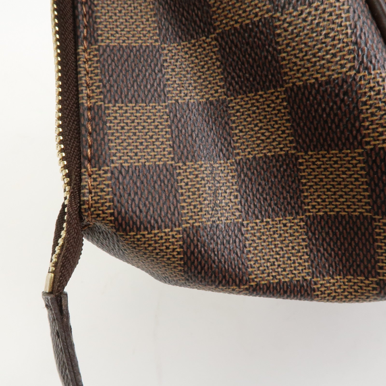 Louis Vuitton Damier Canvas Belem PM Hand Bag Brown N51173