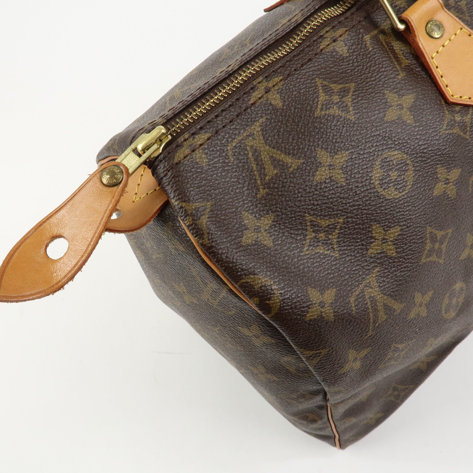 Louis Vuitton Monogram Speedy 40 Hand Bag Boston Bag Brown M41522