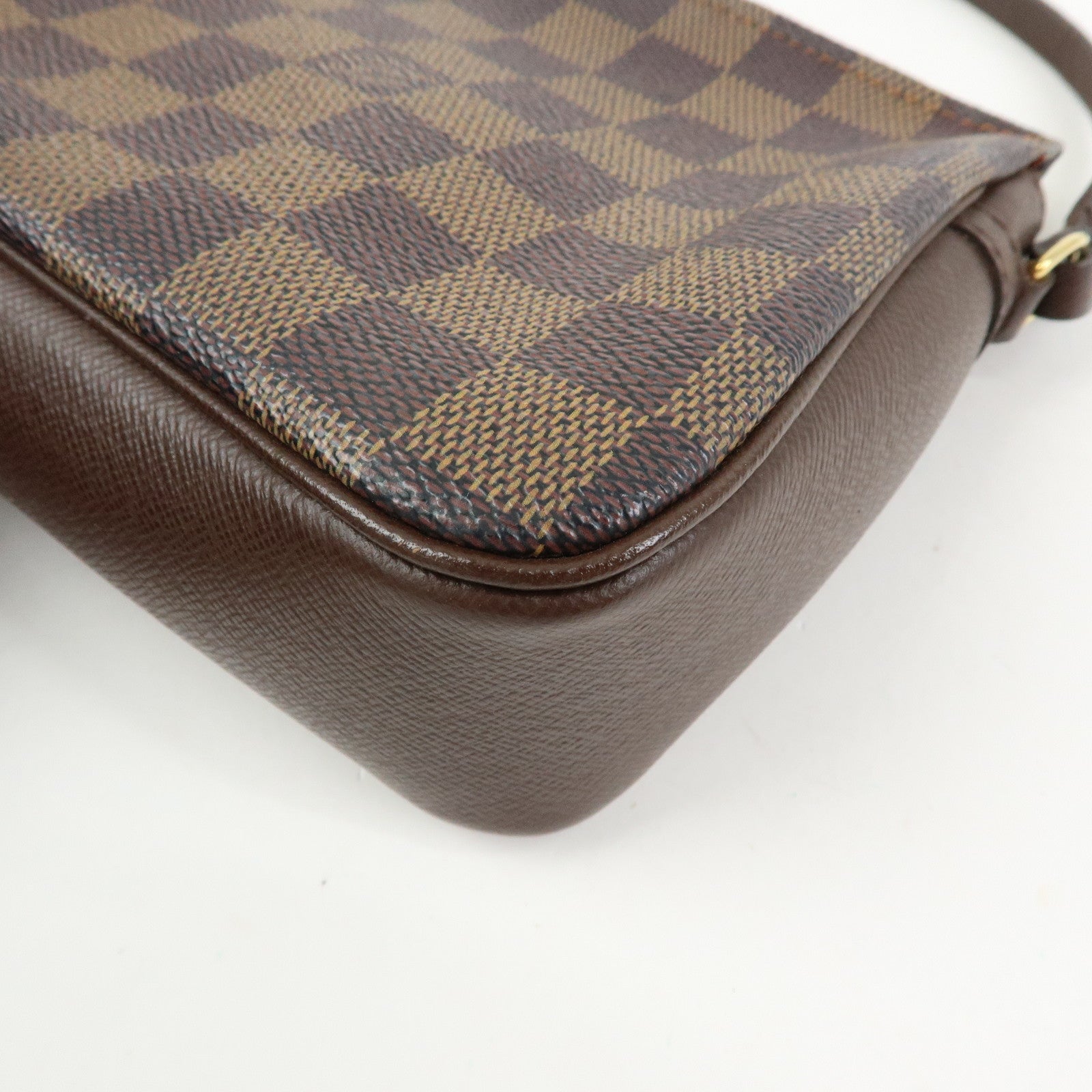 Louis Vuitton Damier Trousse Makeup Accessory Pouch Brown N51982