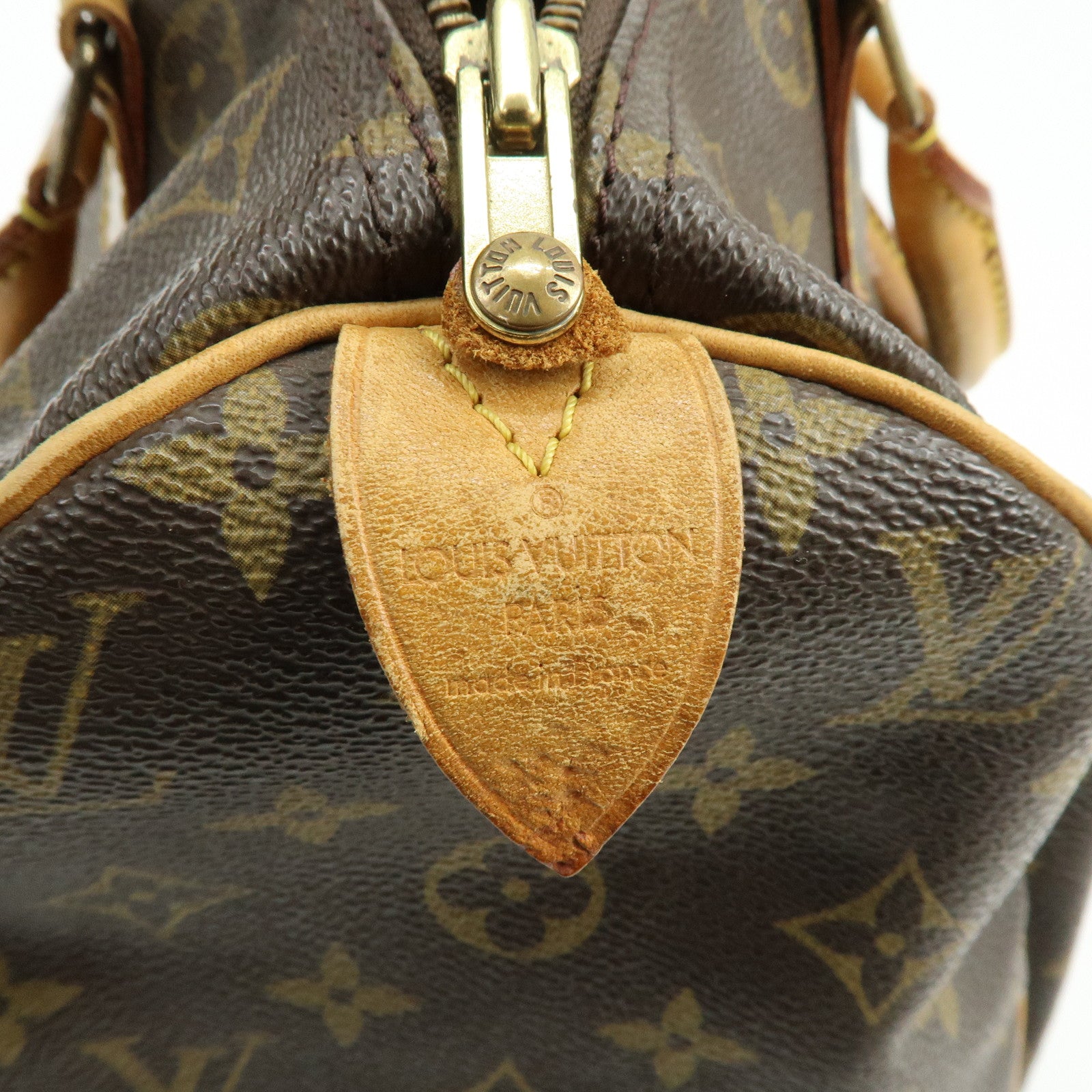 Louis Vuitton Monogram Speedy 30 Boston Bag Hand Bag Brown M41526