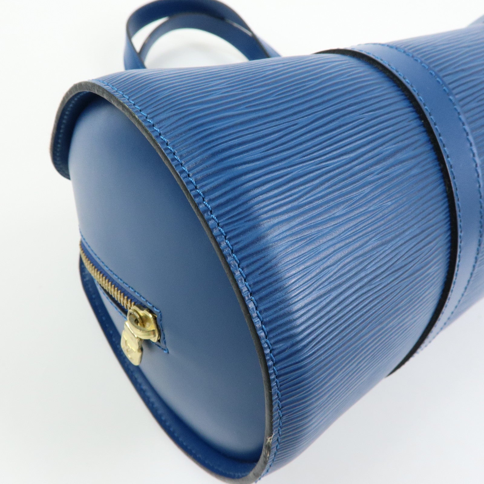 Louis Vuitton Epi Soufflot Shoulder Bag Hand Bag Toledo Blue M52225