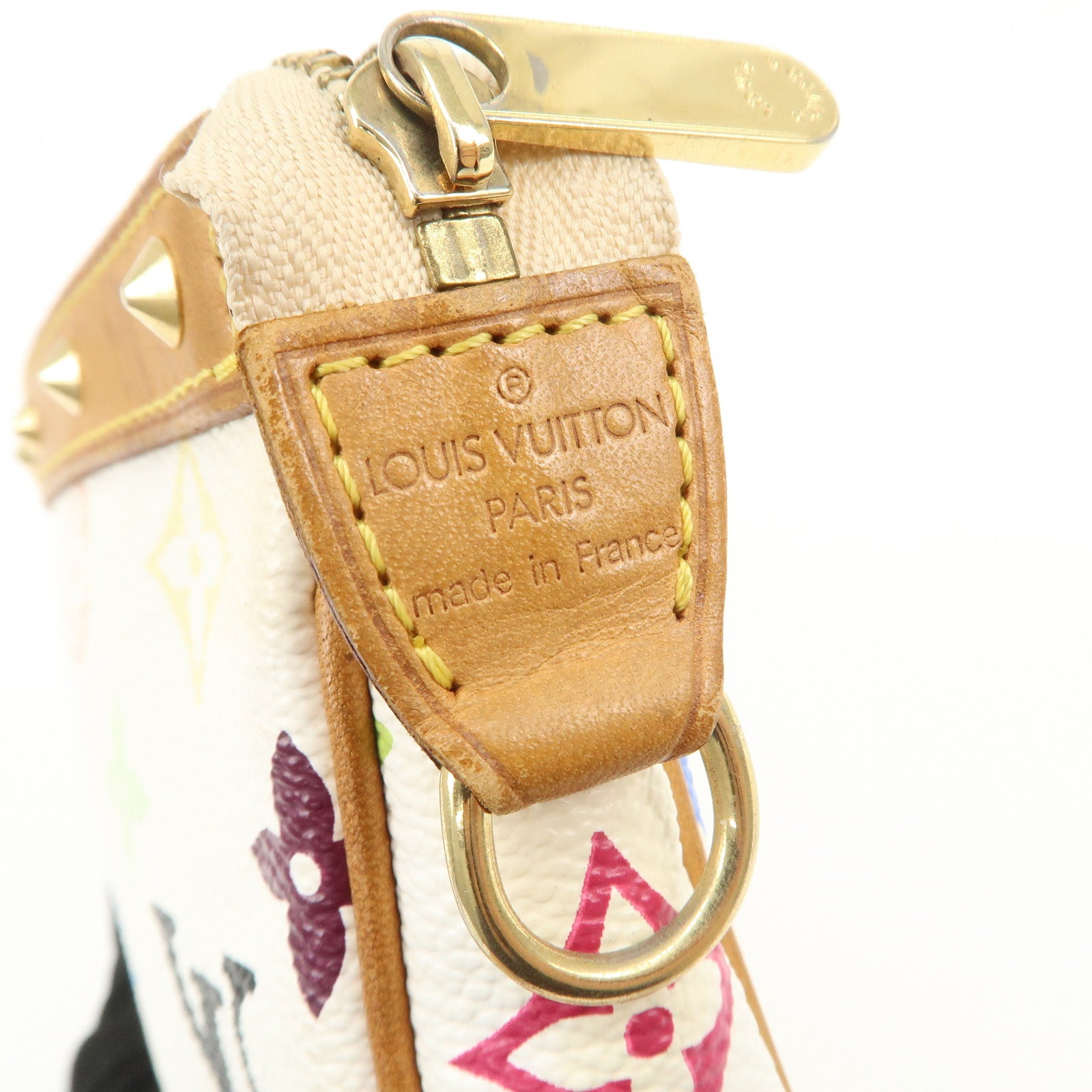 Louis Vuitton Monogram Multicolor Pochette Accessoires Blanc M92649