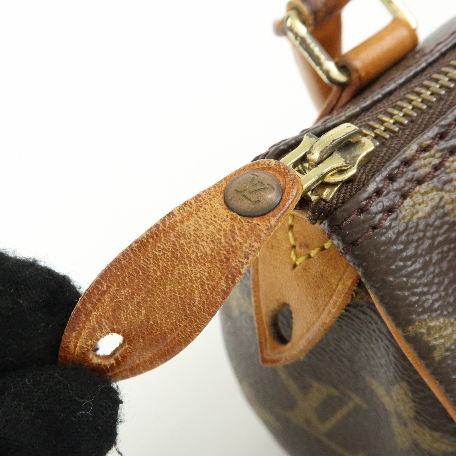 Louis Vuitton Monogram Canvas Mini Speedy Hand Boston Bag M41534