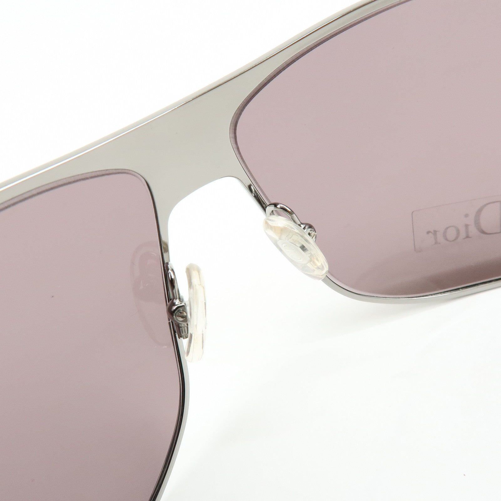Christian Dior Plastic Metal Sunglasses Star Brown Sillver 6LBP7
