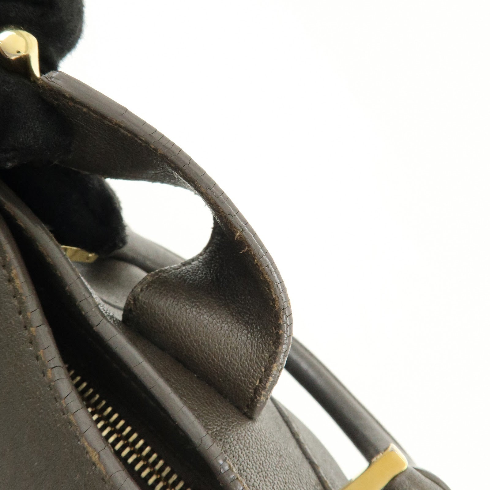 SAINT LAURENT PARIS Cabas Chyc Leather 2WAY Bag Gray 370699