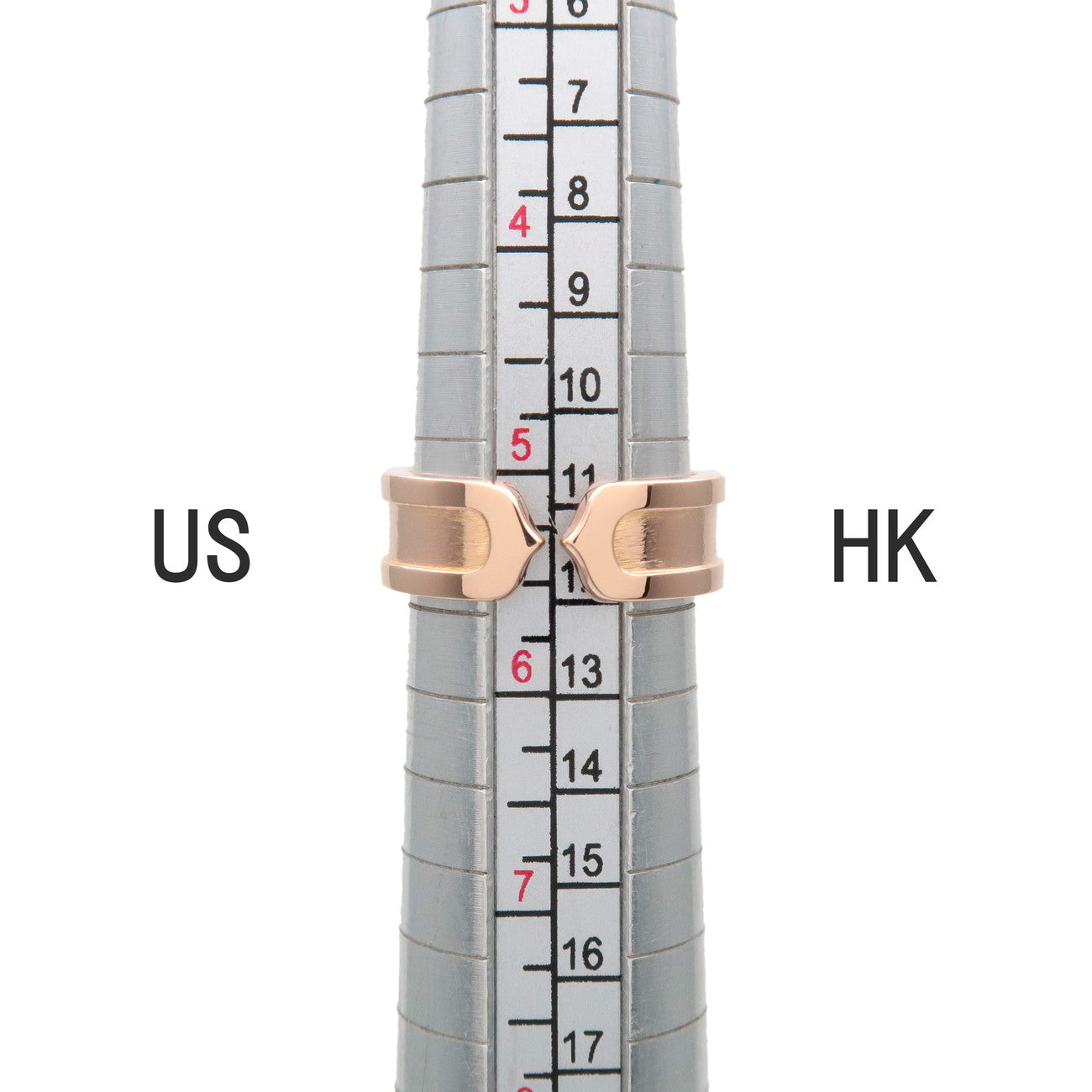 Cartier C2 Ring SM K18 750PG Rose Gold #50 US5.5 EU50 HK11.5
