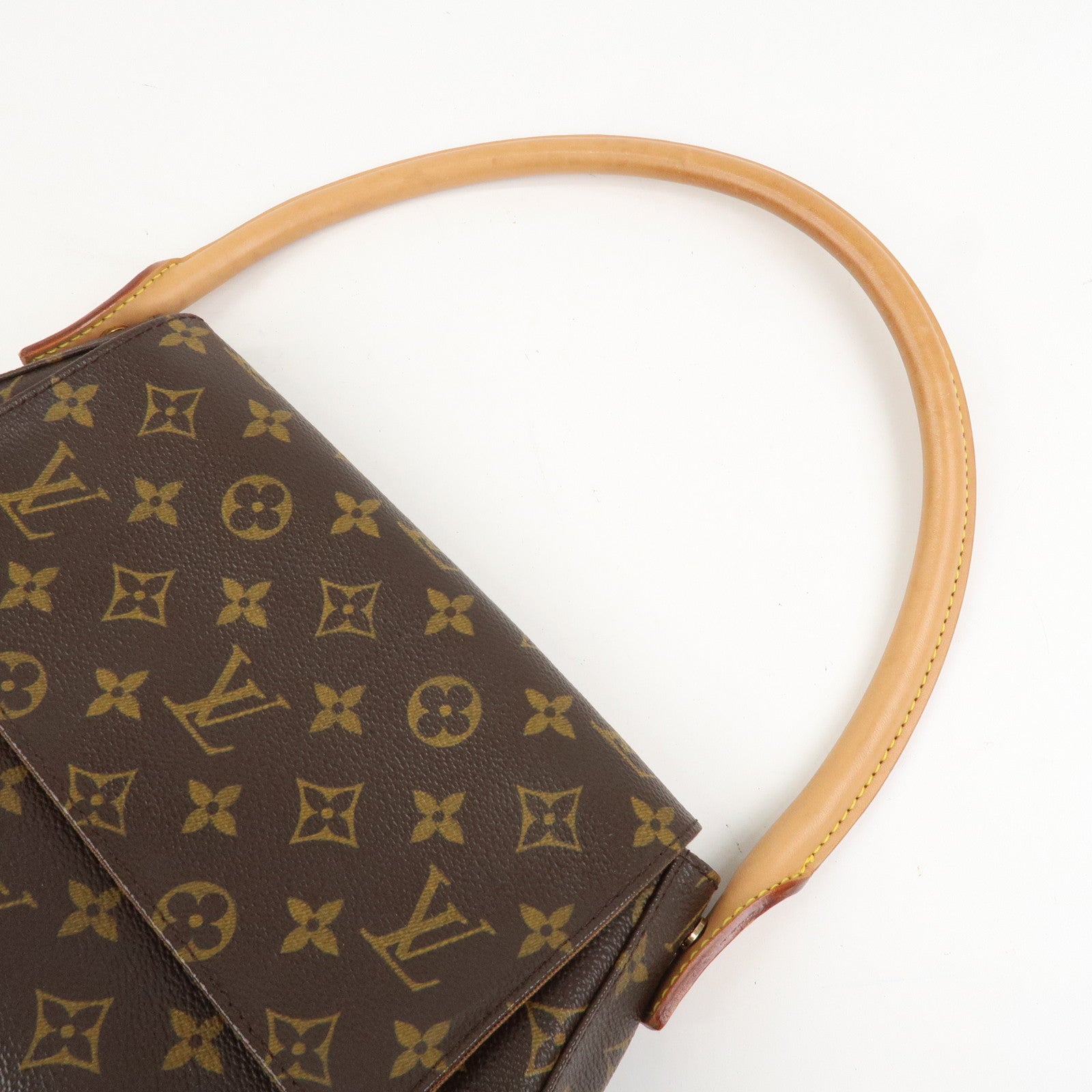 Louis Vuitton Monogram Mini Looping Shoulder Bag Brown M51147