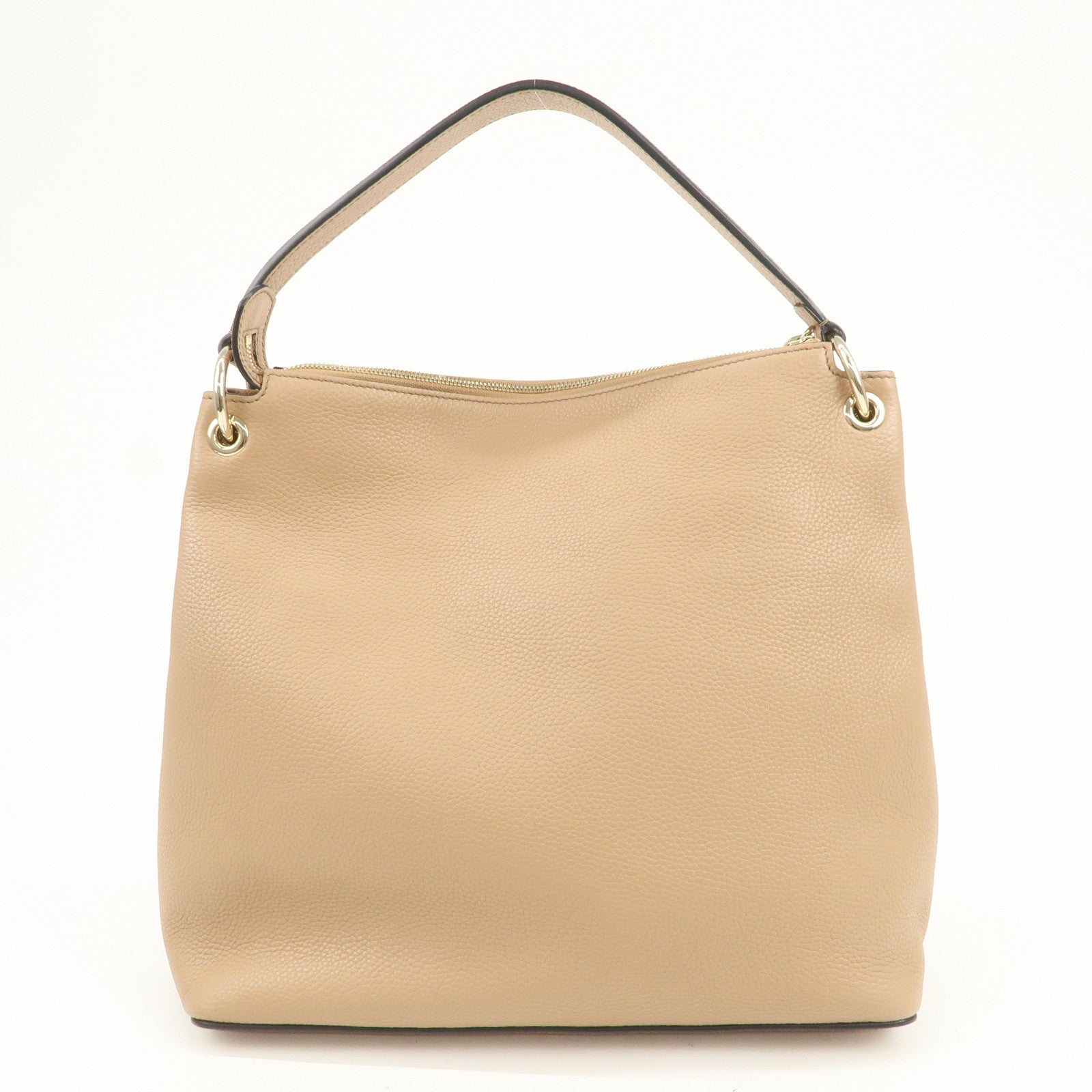 GUCCI SOHO Leather 2Way Bag Shoulder Bag Beige 408825