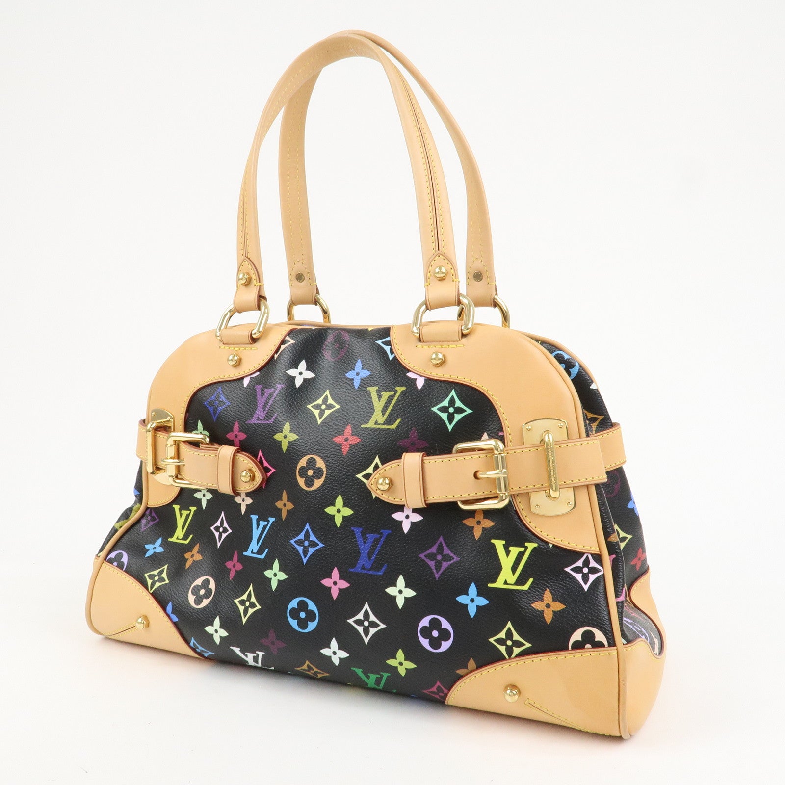 Louis Vuitton Monogram Multicolor Claudia Hand Bag M40194