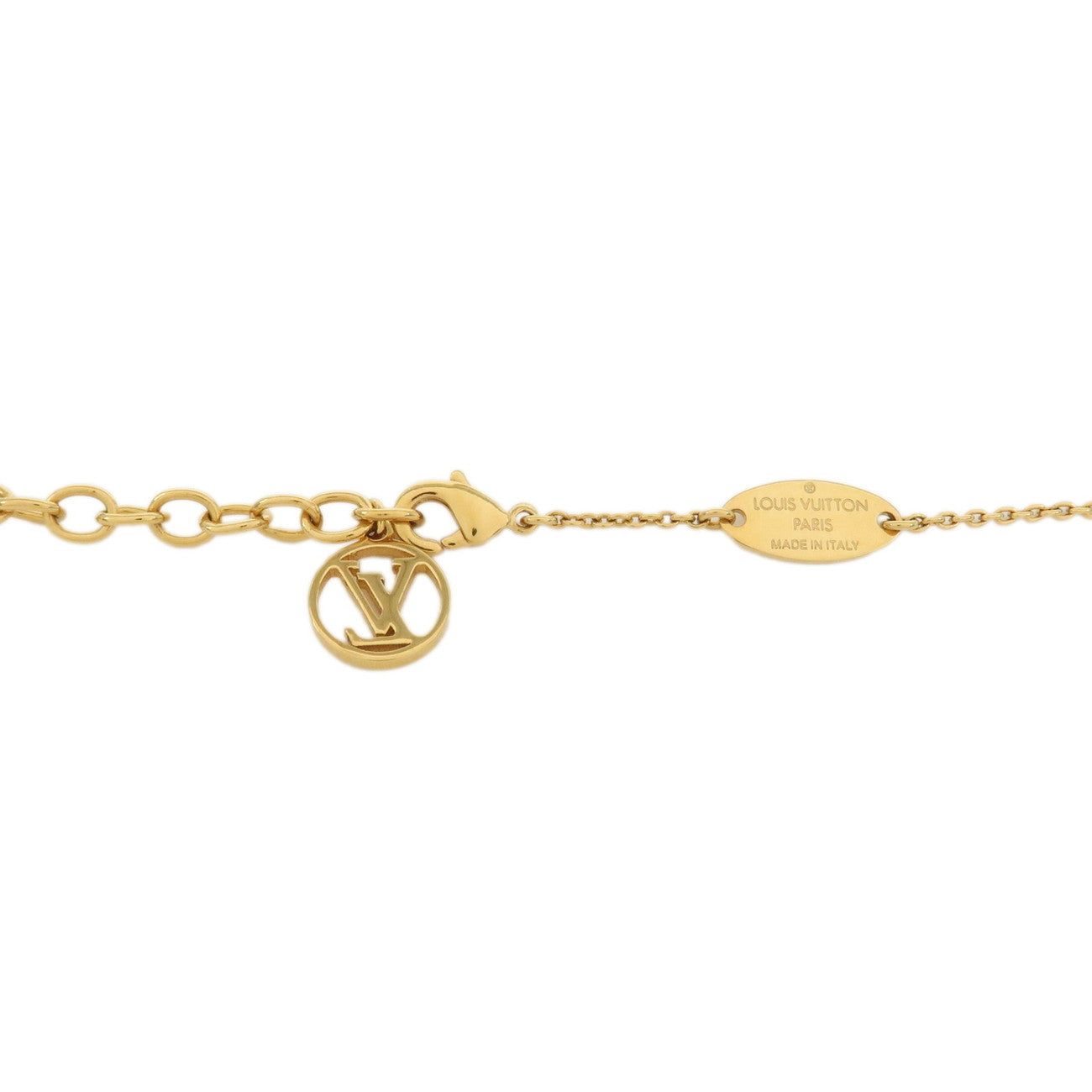 Louis Vuitton Collier Louisette Monogram Flower Necklace M00365