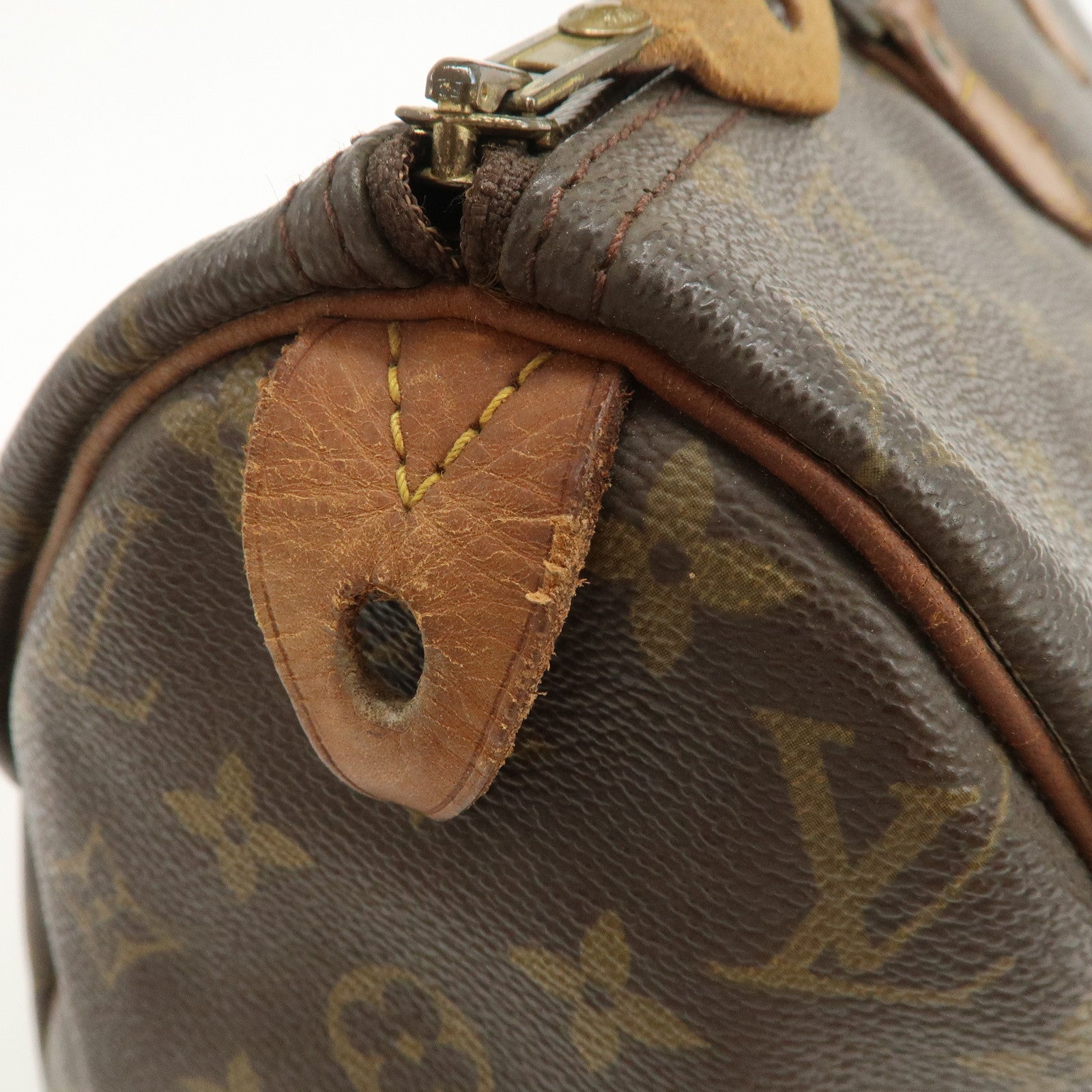 Louis Vuitton Monogram Speedy 40 Hand Bag Boston Bag Brown M41522