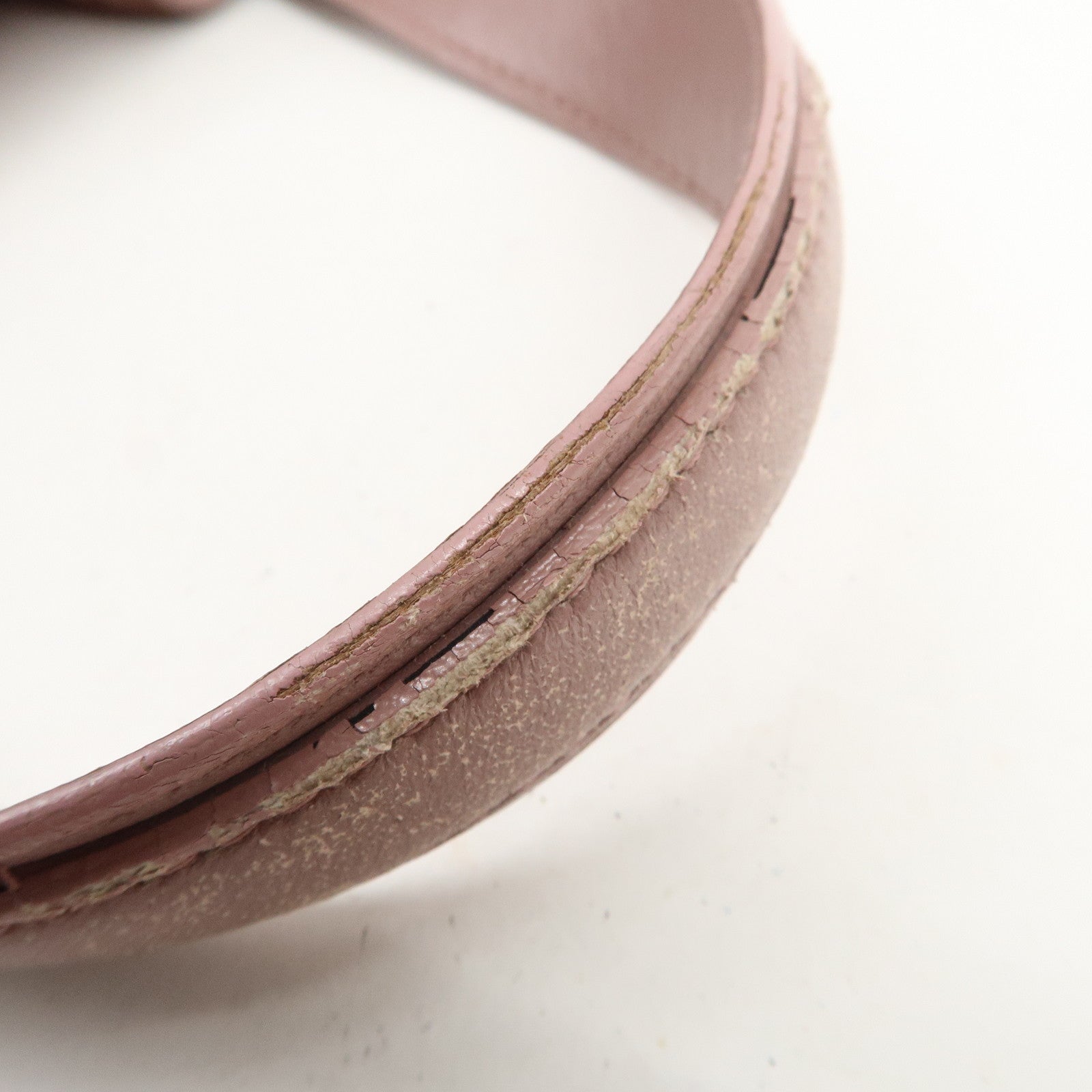 Christian Dior Canage Nylon Leather Hand Bag Pink