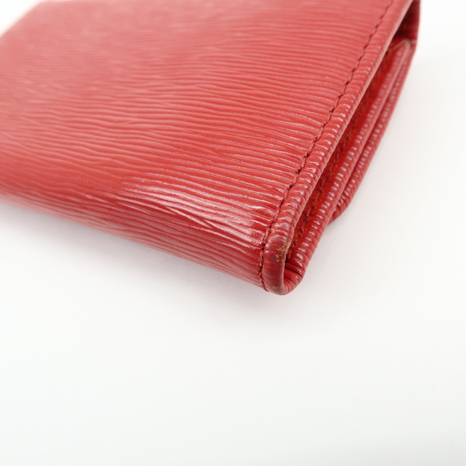 PRADA Set of 2 Saffiano Leather Key Case Red 1PG004/1PG222