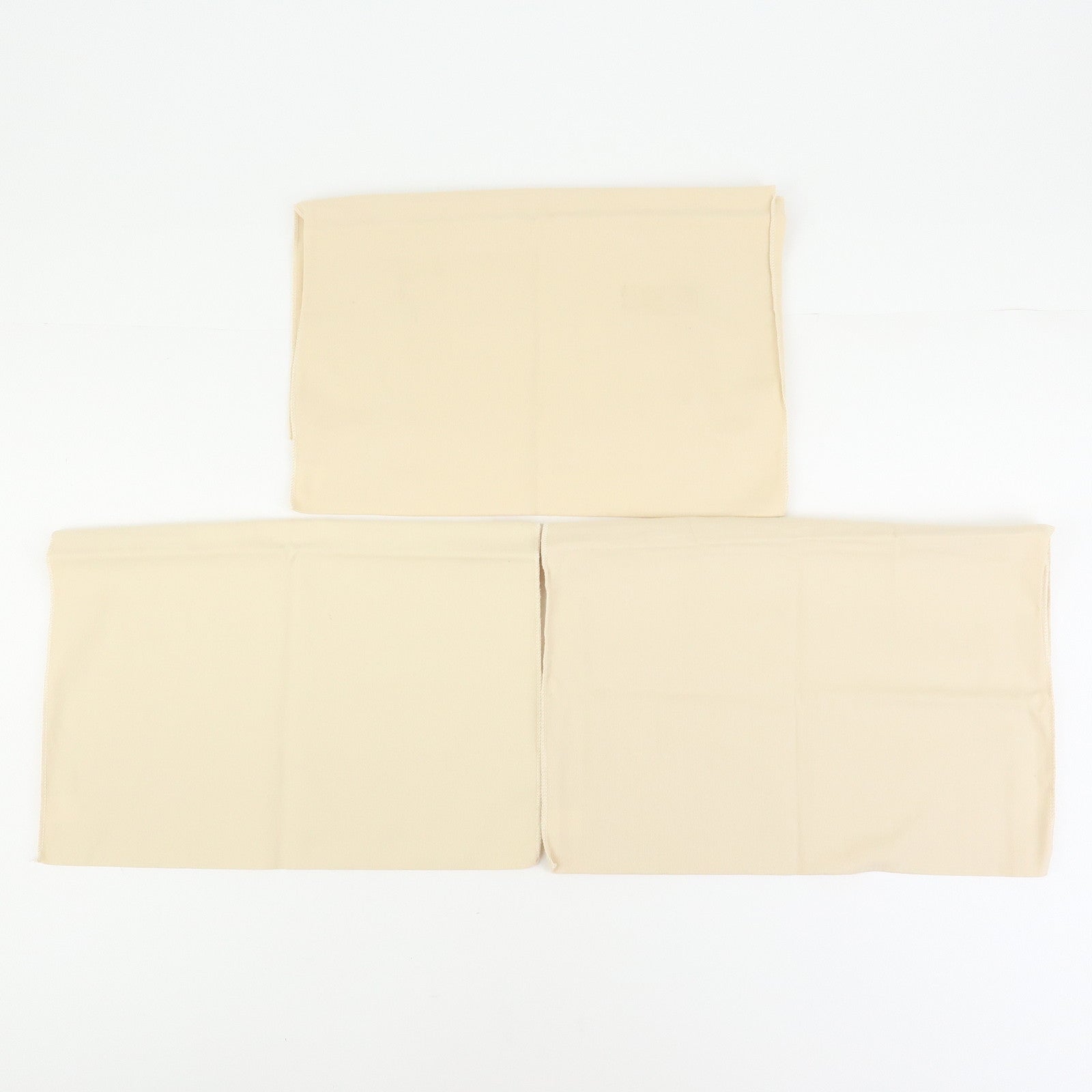 Louis Vuitton Set of 15 Dust Bag Storage Bag Flap Style Beige