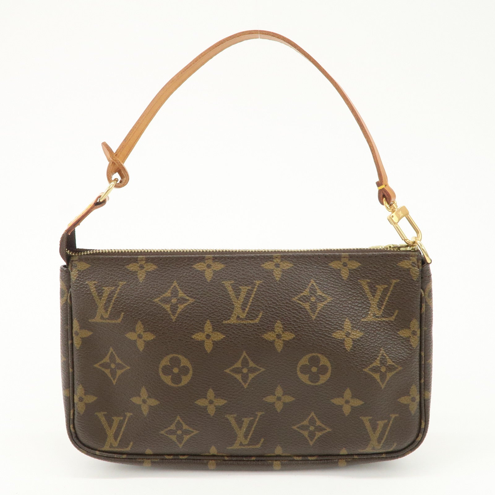 Louis Vuitton Monogram Pochette Accessoires Pouch Hand Bag M51980