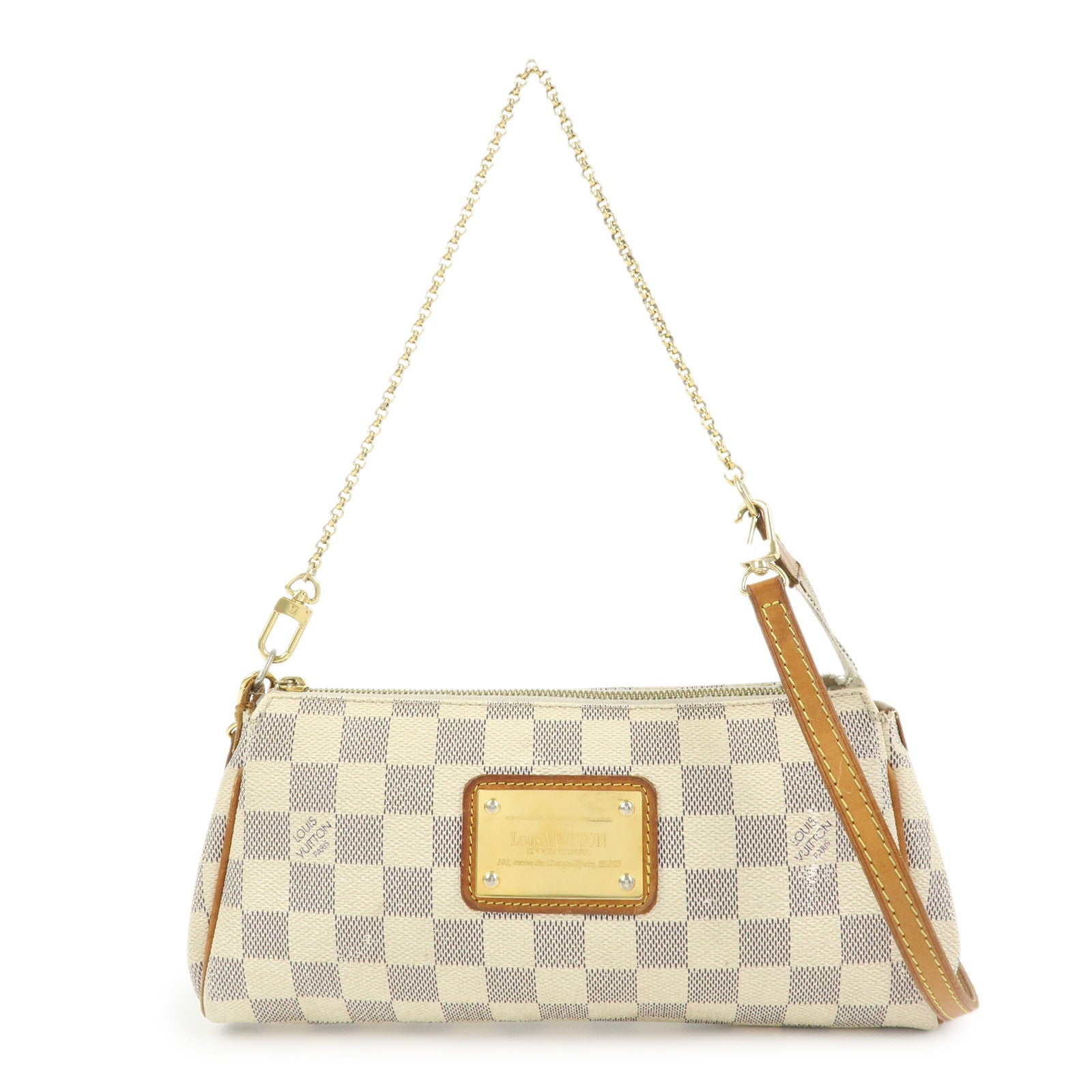 Louis Vuitton Damier Azur Eva 2Way Bag Hand Bag Shoulder Bag N55214