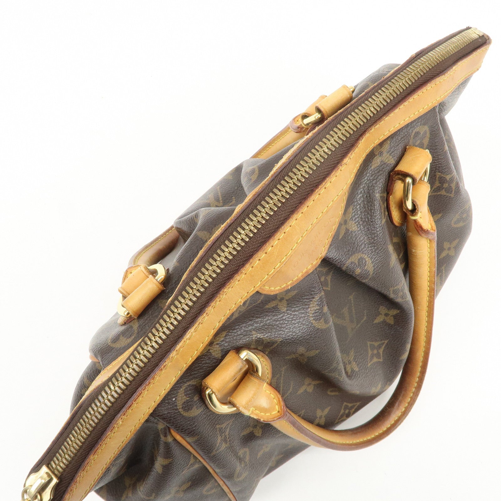 Louis Vuitton Monogram Tivoli PM Hand Bag Shoulder Bag Brown M40143