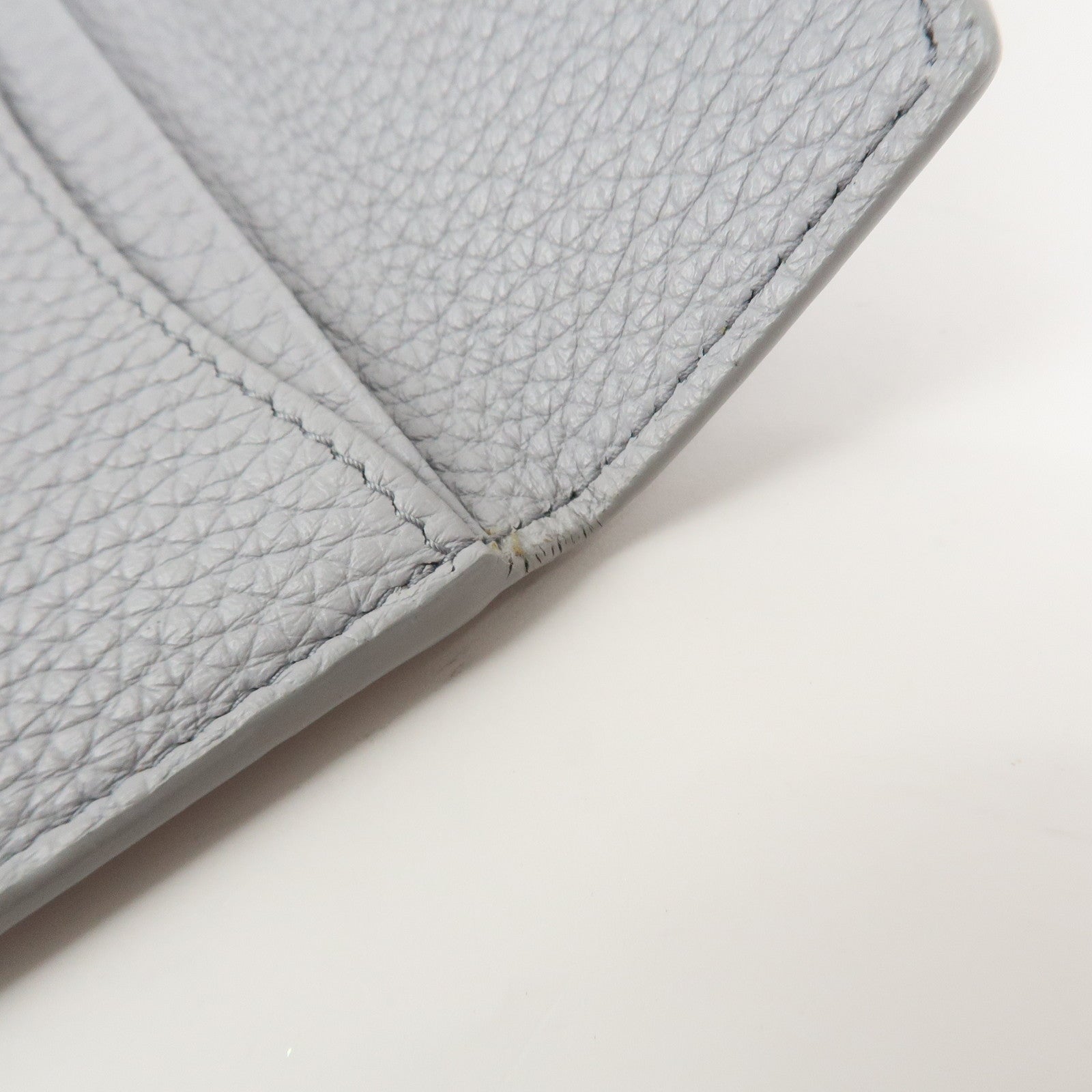 MIU MIU Vitello Daino Leather Card Case Light Blue 5MF031