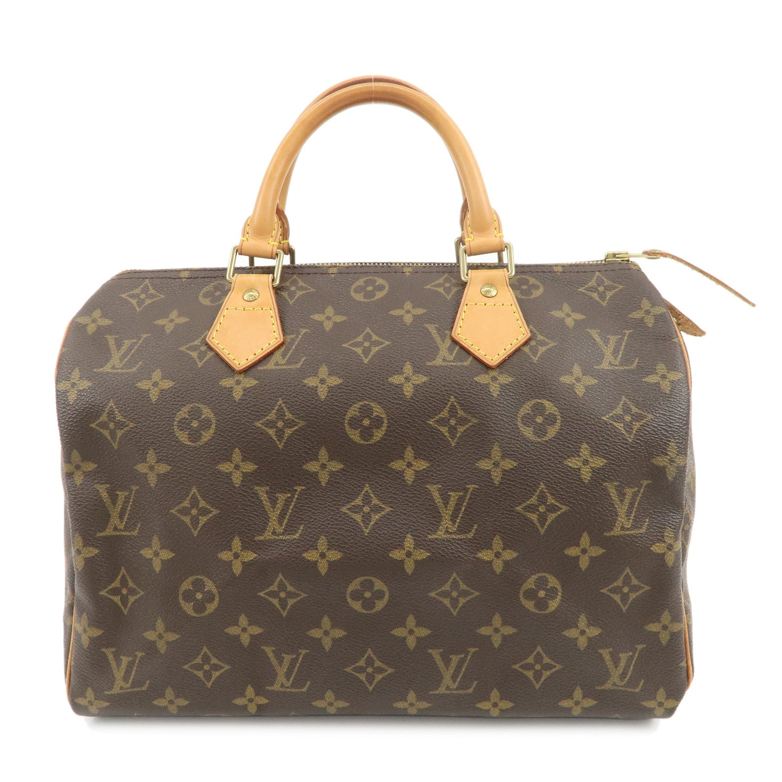 Louis Vuitton Monogram Speedy 30 Boston Bag Hand Bag Brown M41526