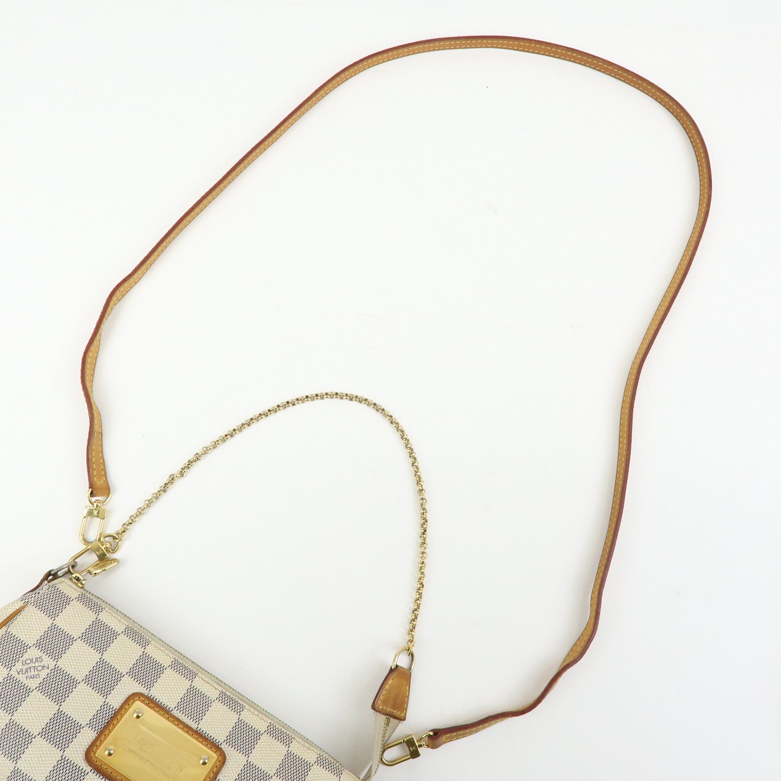 Louis Vuitton Damier Azur Eva 2Way Bag Hand Bag Shoulder Bag N55214