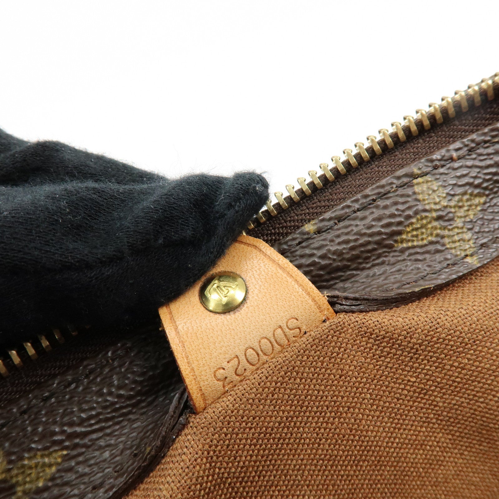 Louis Vuitton Monogram Cabas Piano Tote Bag Hand Bag Brown M51148