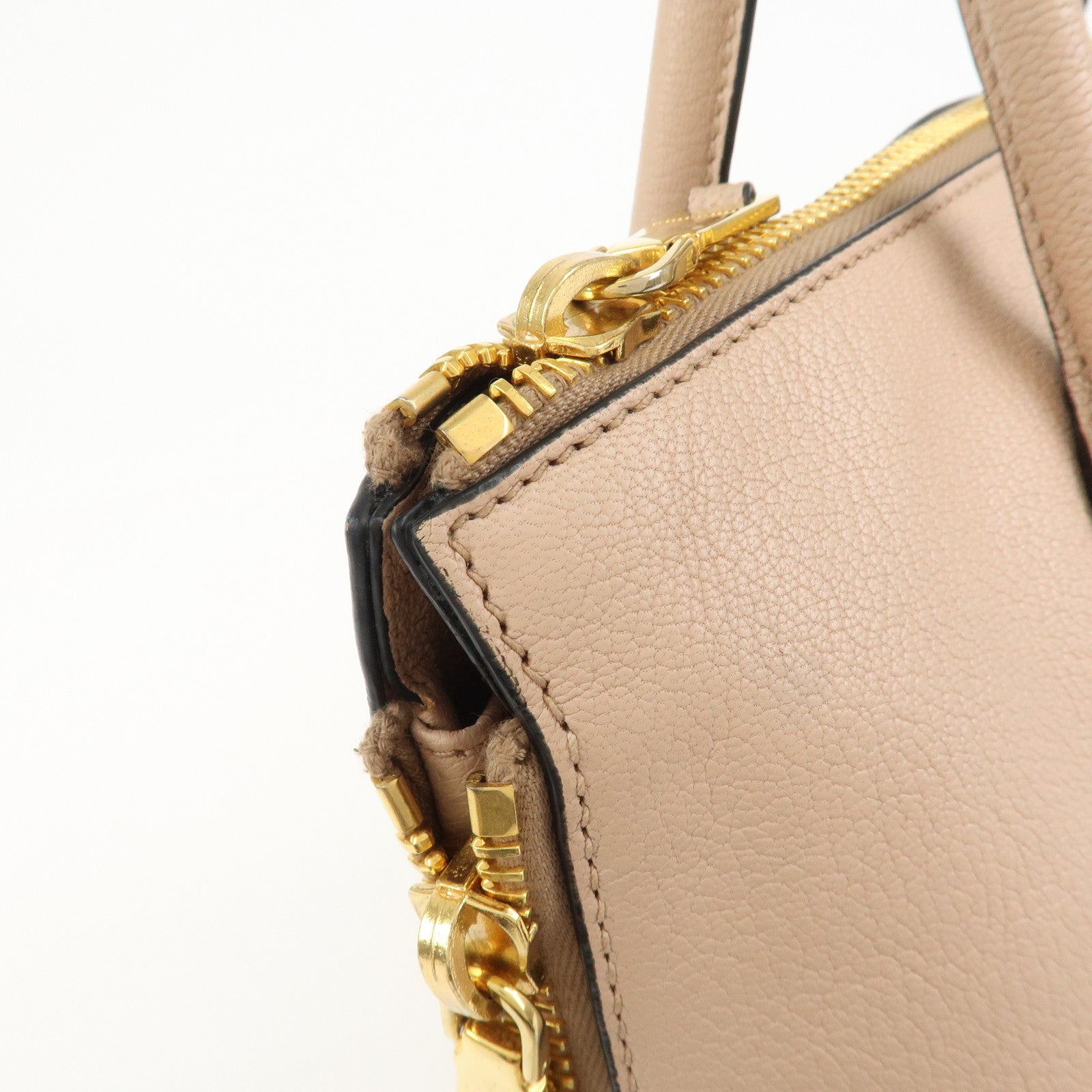 MIU MIU MADRAS 2WAY Bag Hand Bag Shoulder Bag Pink RN1016
