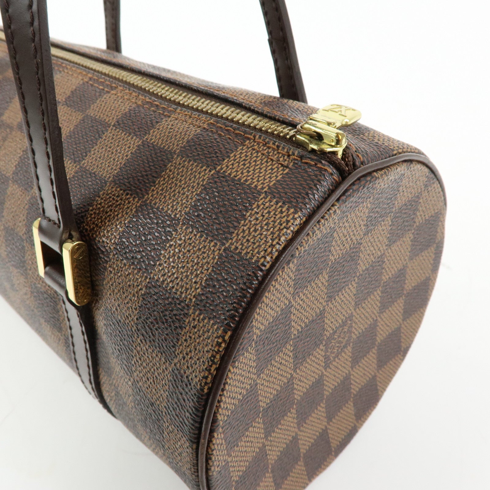 Louis Vuitton Damier Ebene Papillon 26 Hand Bag Brown N51304